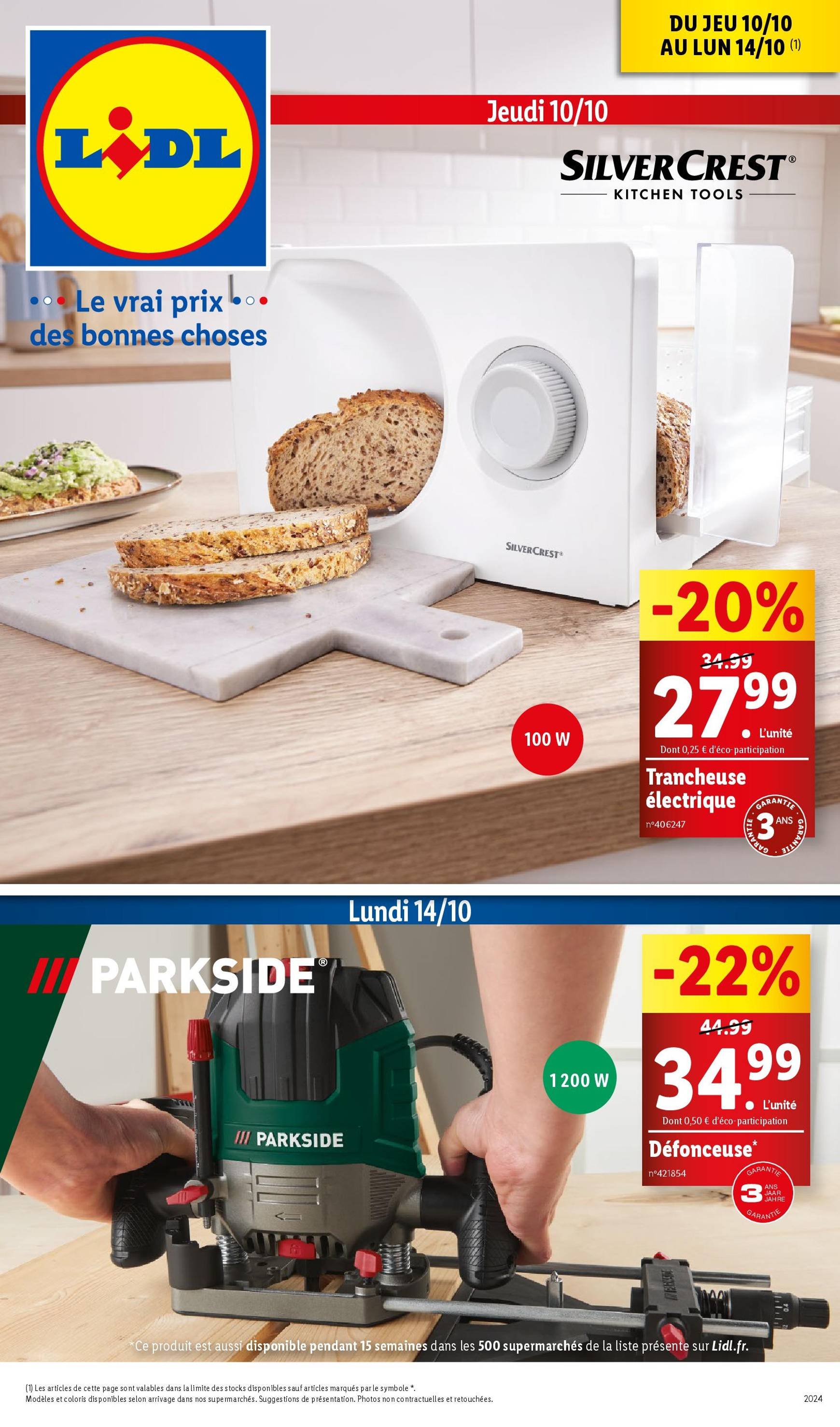 Catalogue Lidl valable dès 10.10. - 14.10.