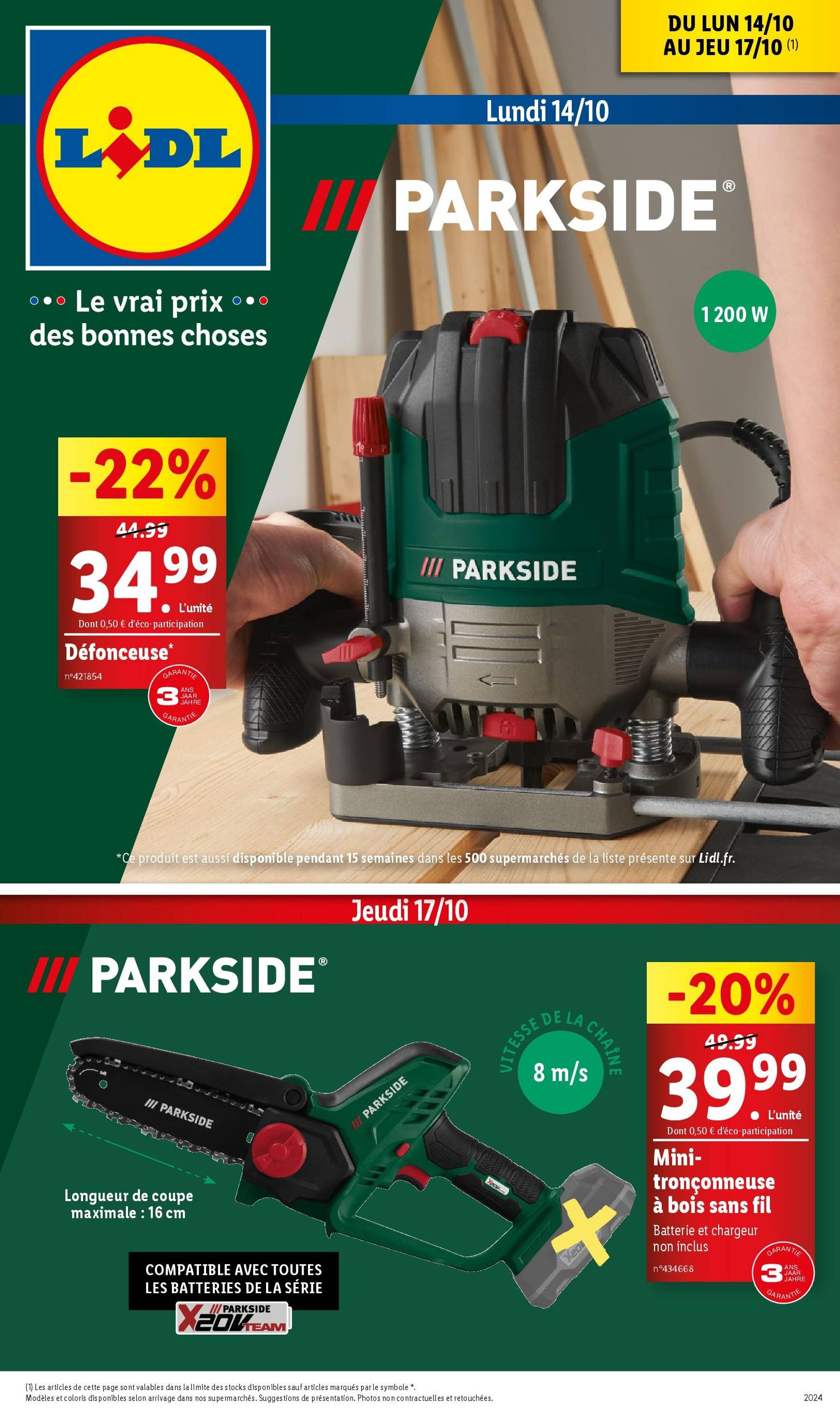 Catalogue Lidl valable dès 14.10. - 17.10.