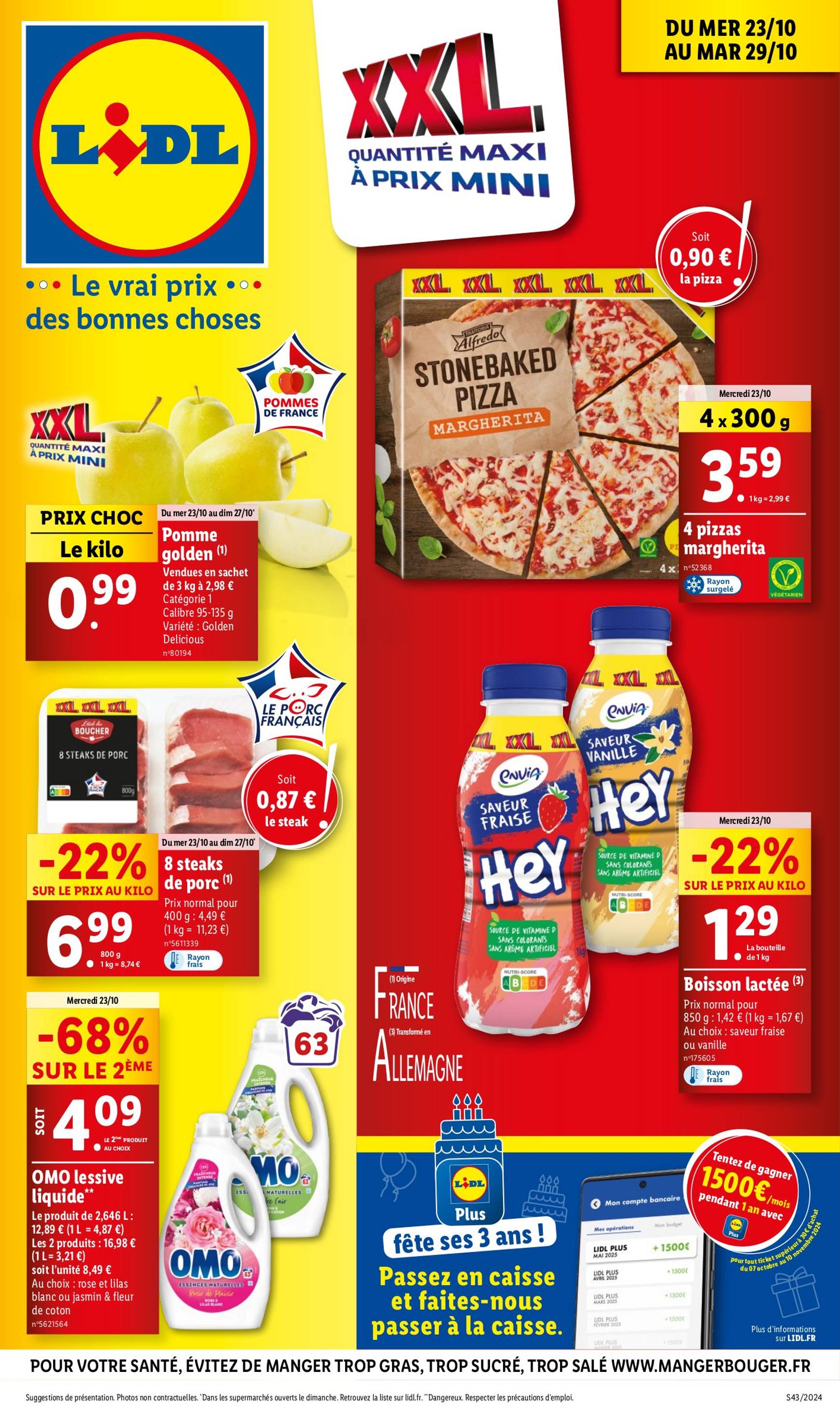 Catalogue Lidl valable dès 23.10. - 29.10.