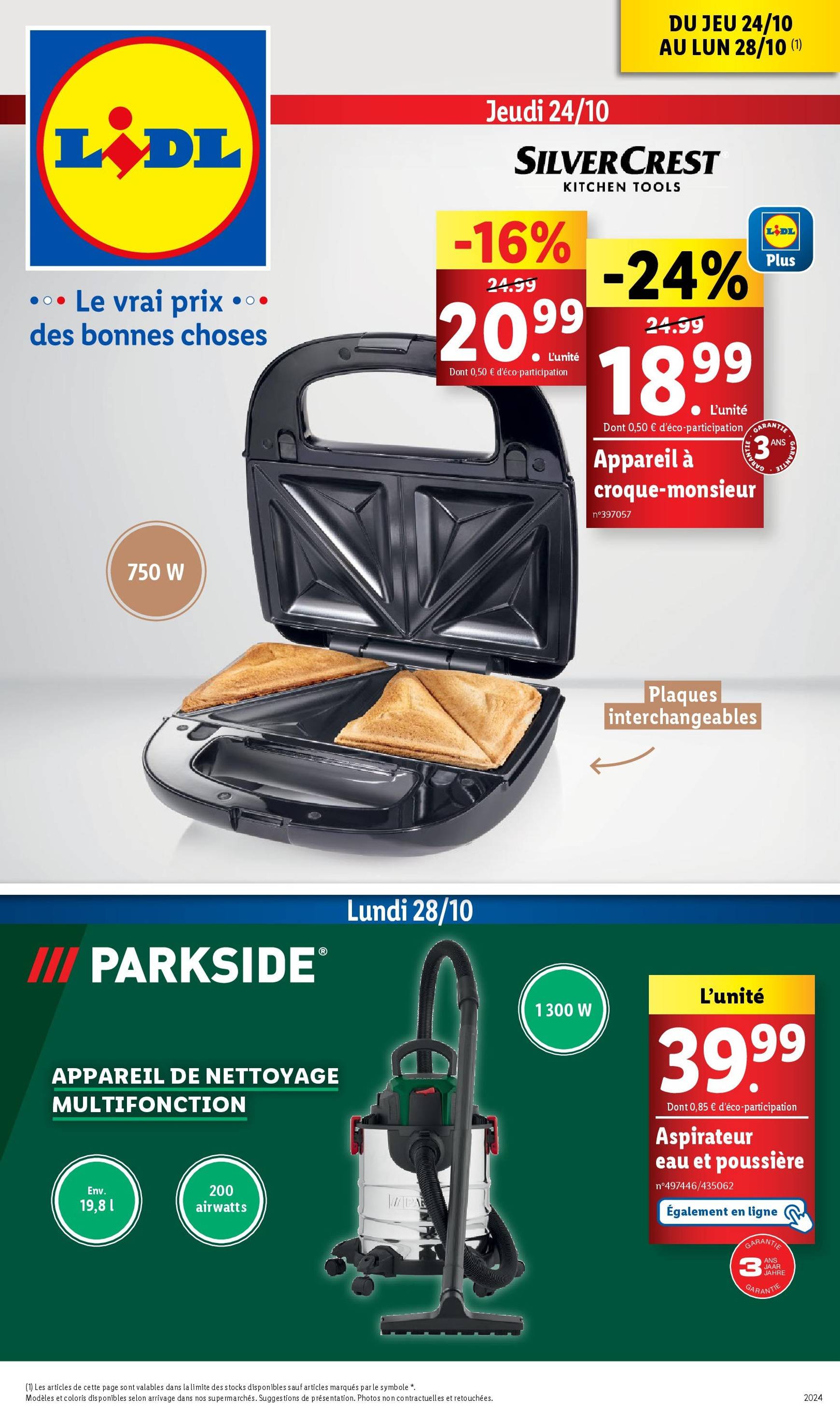 Catalogue Lidl valable dès 24.10. - 28.10.