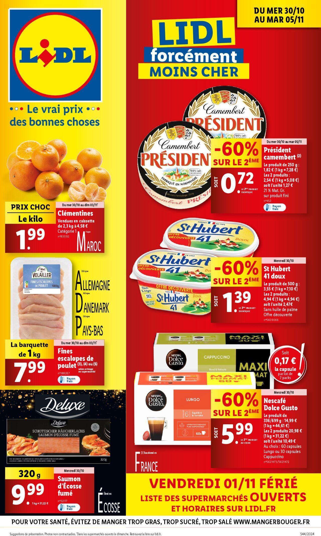 Catalogue LIDL du 30/10/2024 - 05/11/2024