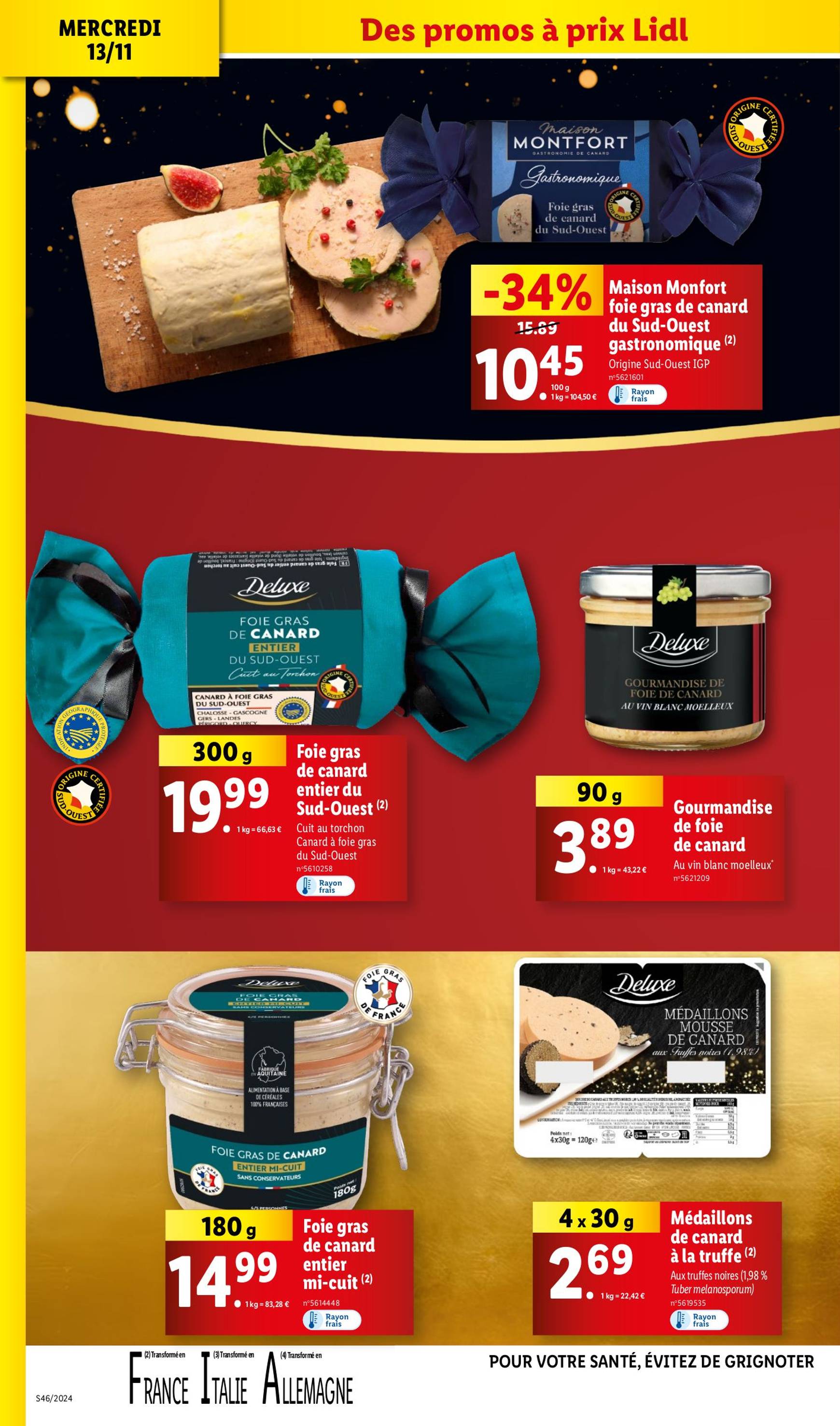 Catalogue Lidl valable dès 13.11. - 19.11. 16