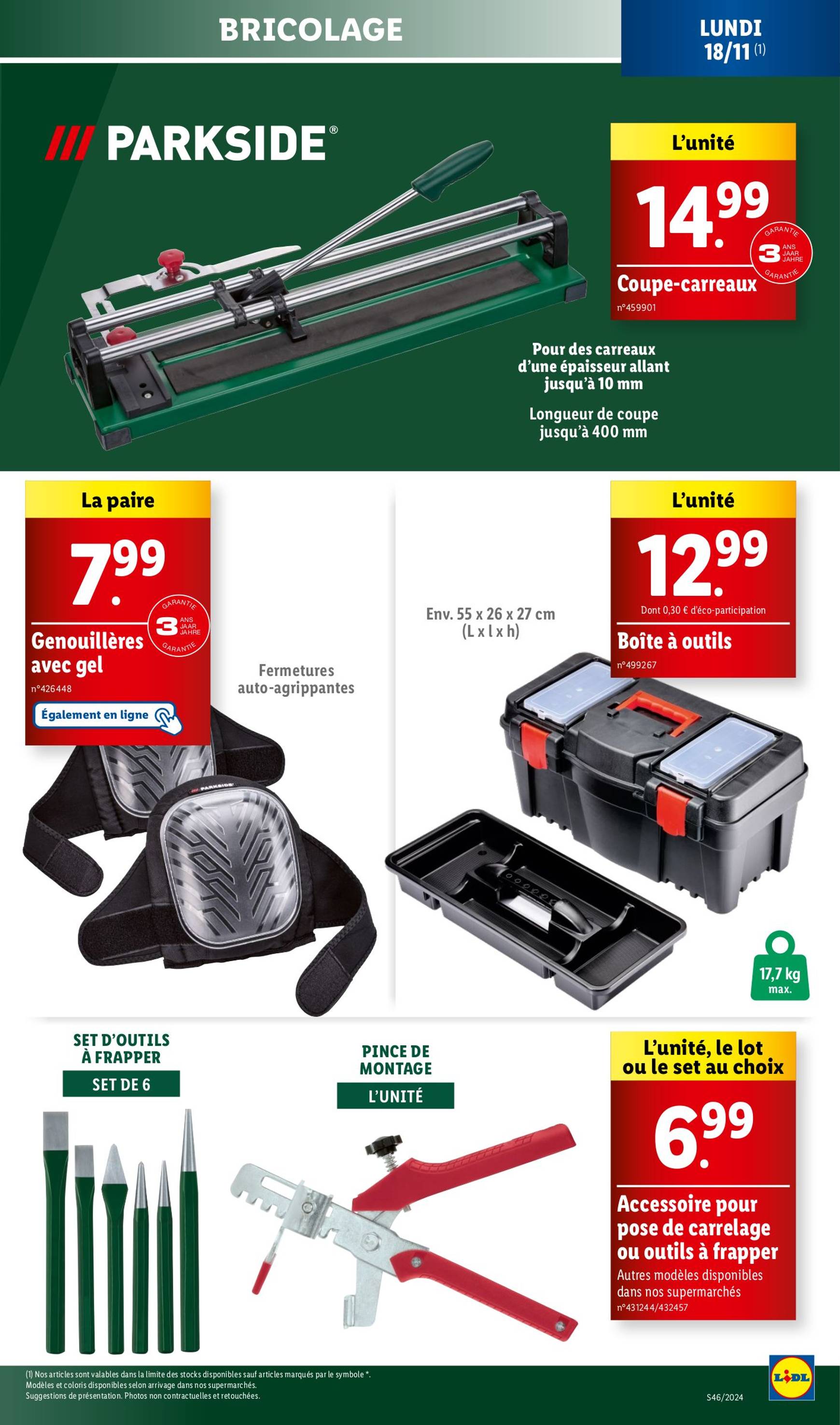 Catalogue Lidl valable dès 13.11. - 19.11. 69