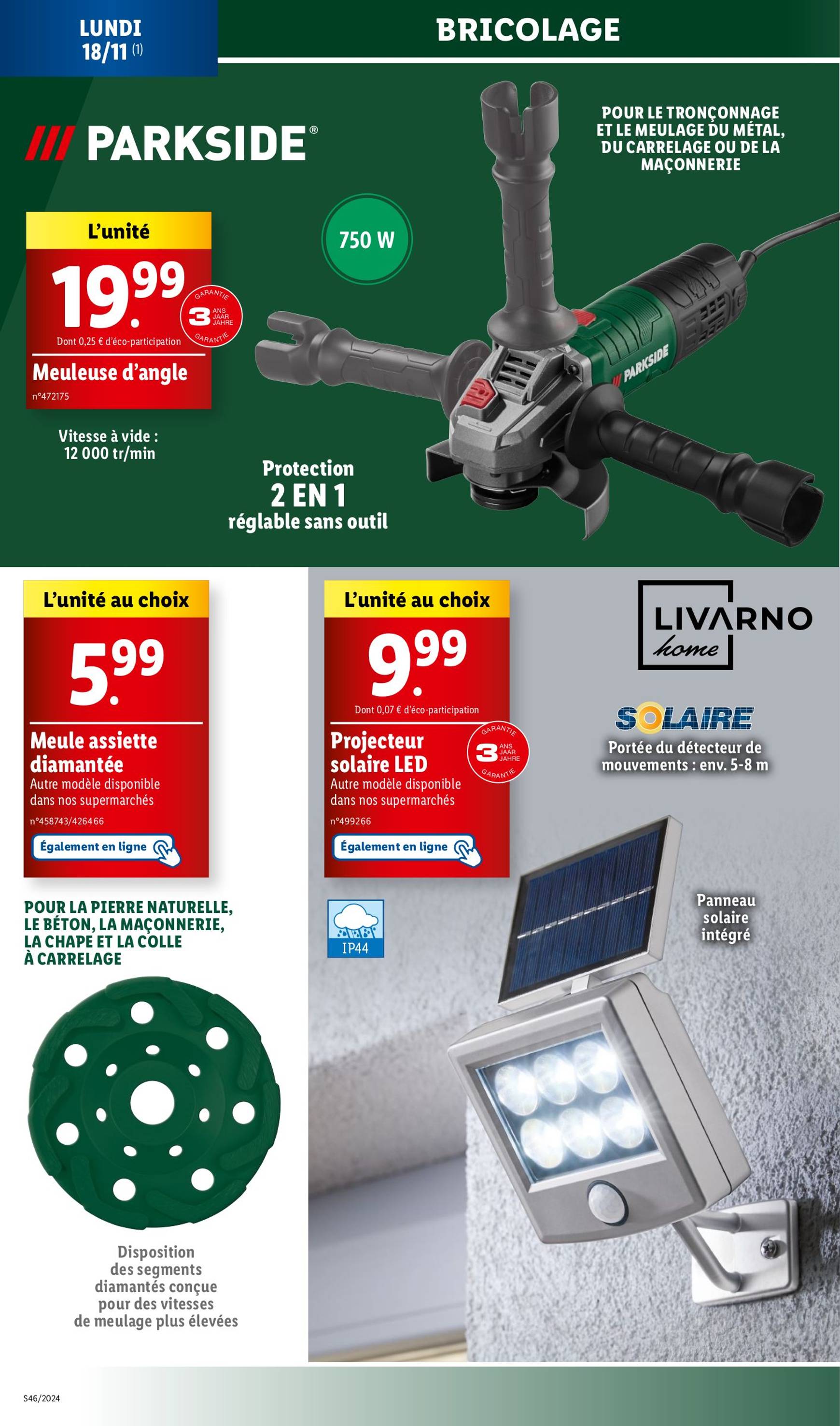 Catalogue Lidl valable dès 13.11. - 19.11. 70