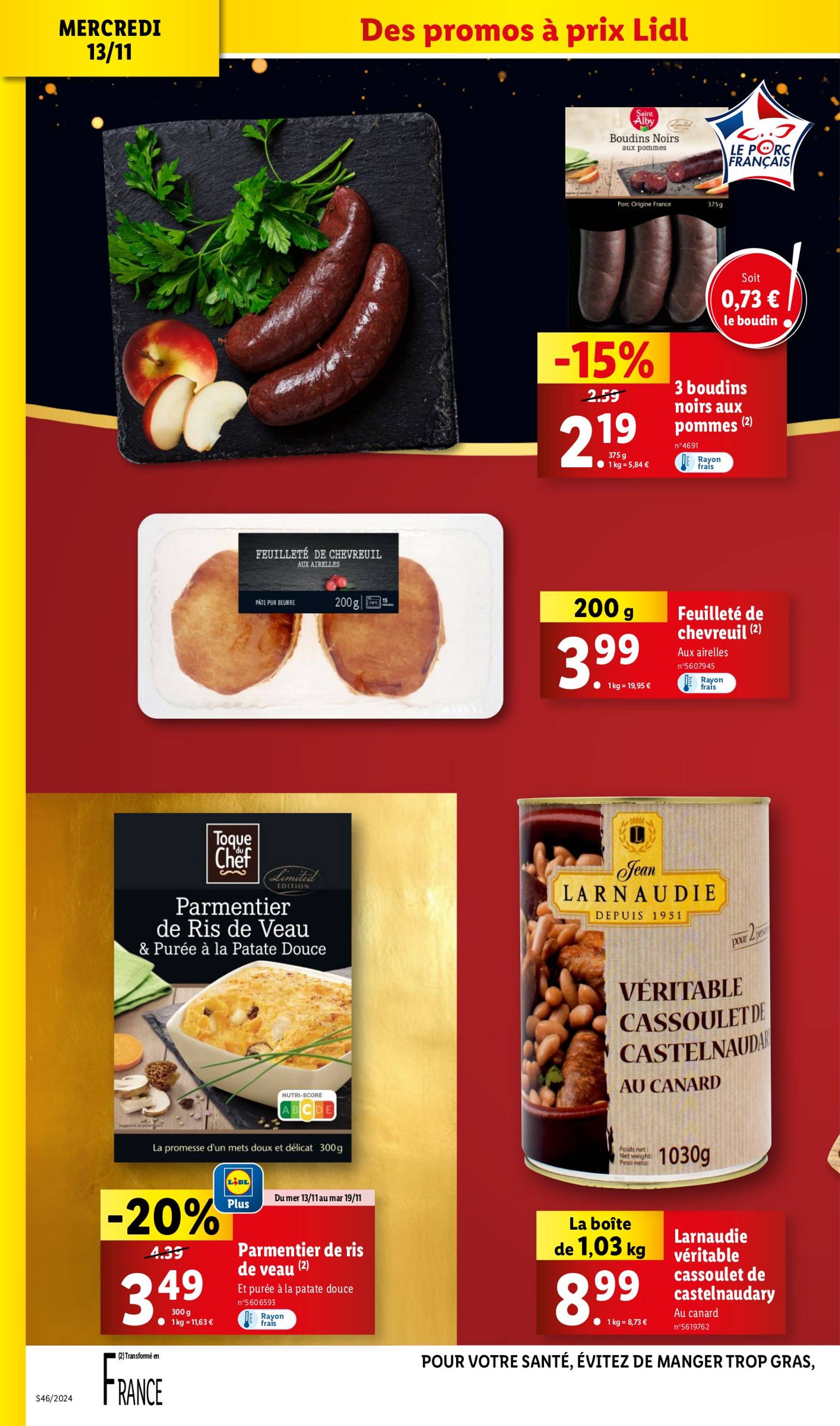 Catalogue Lidl valable dès 13.11. - 19.11. 18