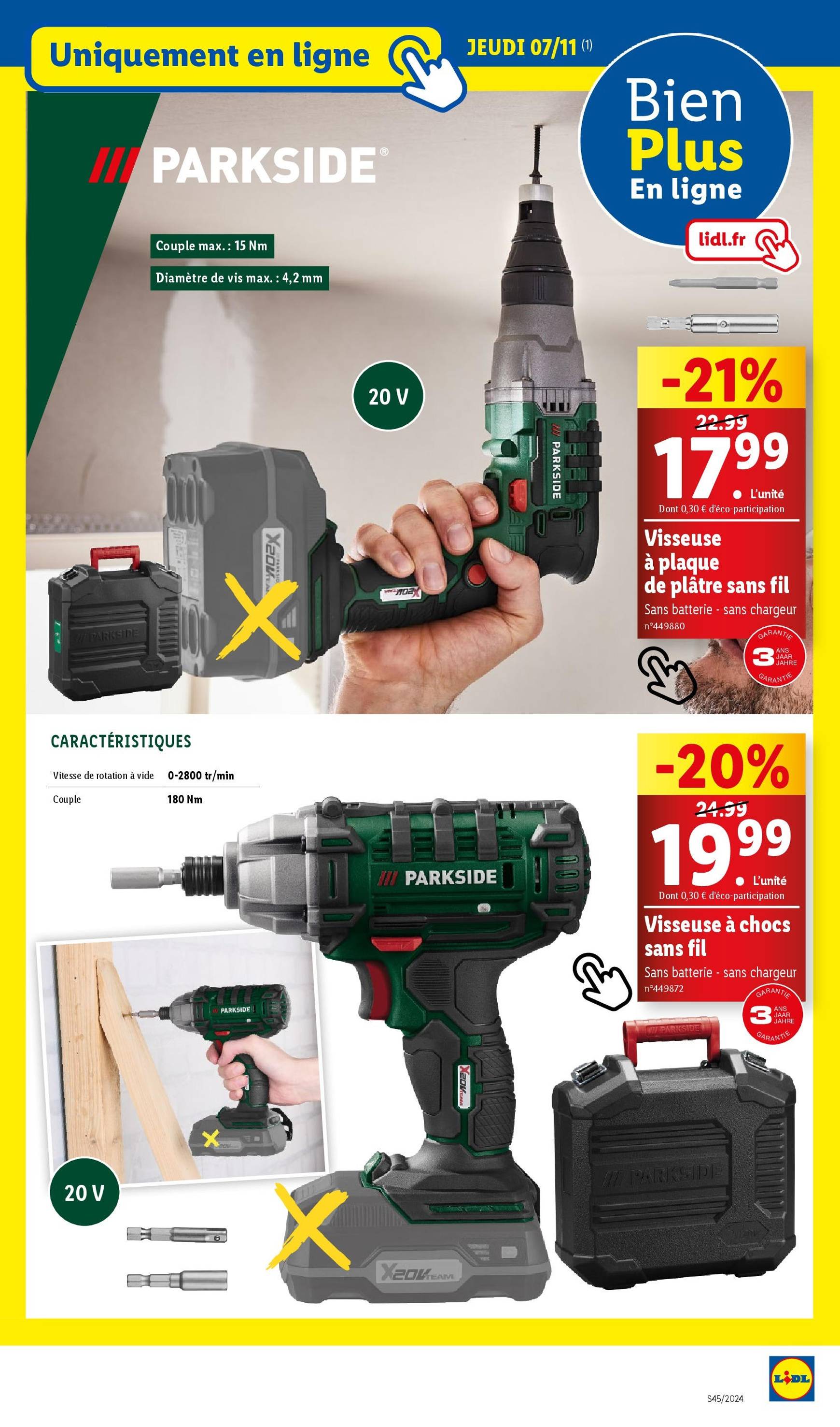 Catalogue Lidl valable dès 07.11. - 11.11. 17