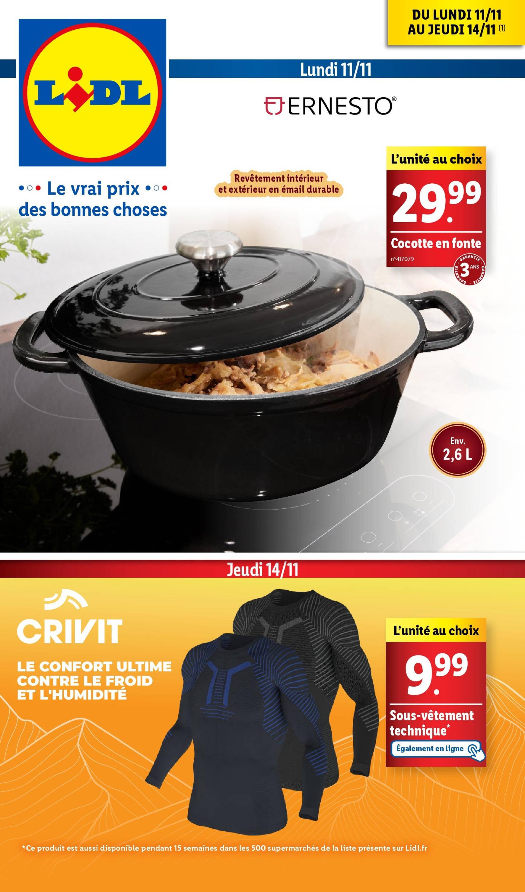 Catalogue Lidl valable dès 11.11. - 14.11.