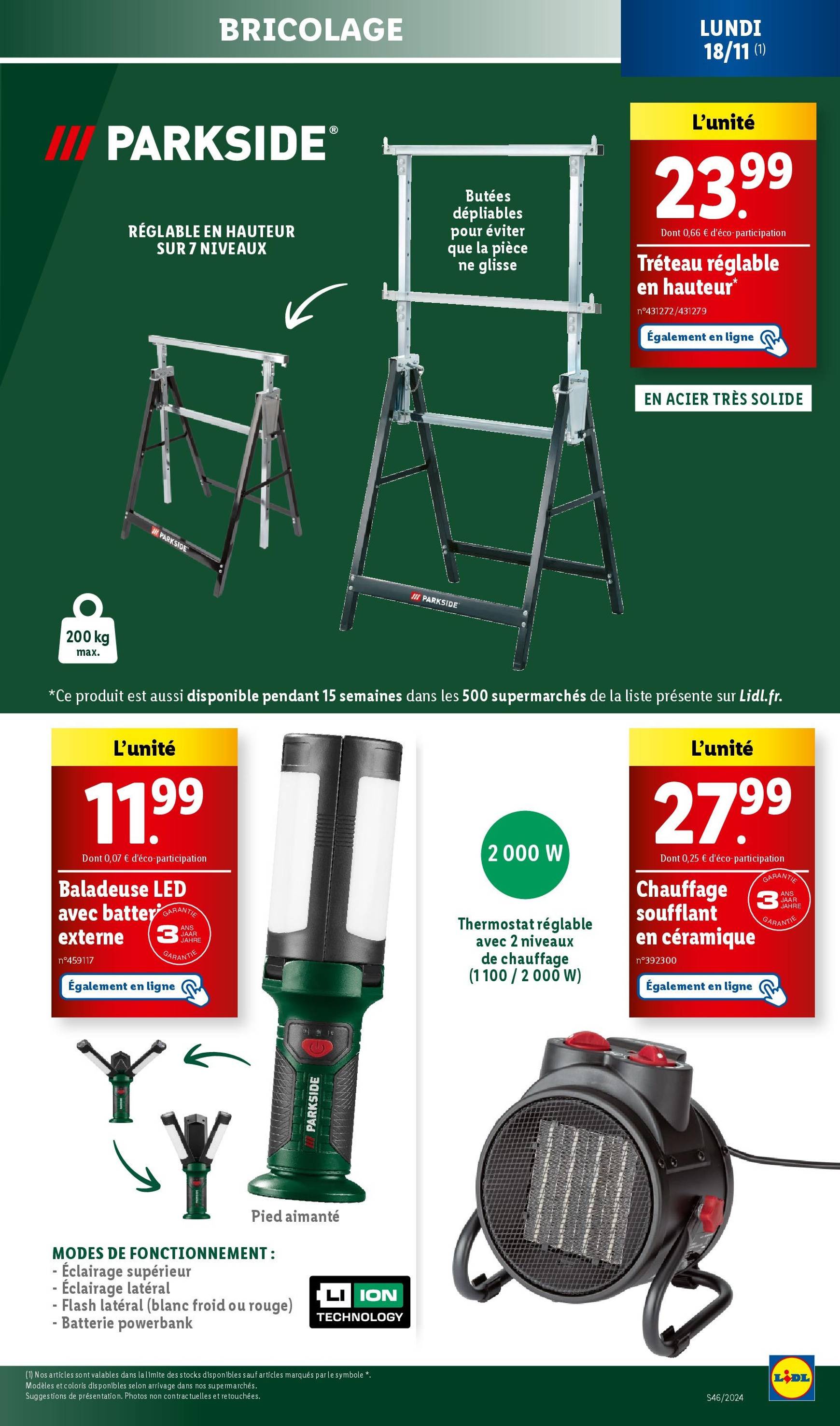 Catalogue Lidl valable dès 14.11. - 18.11. 33