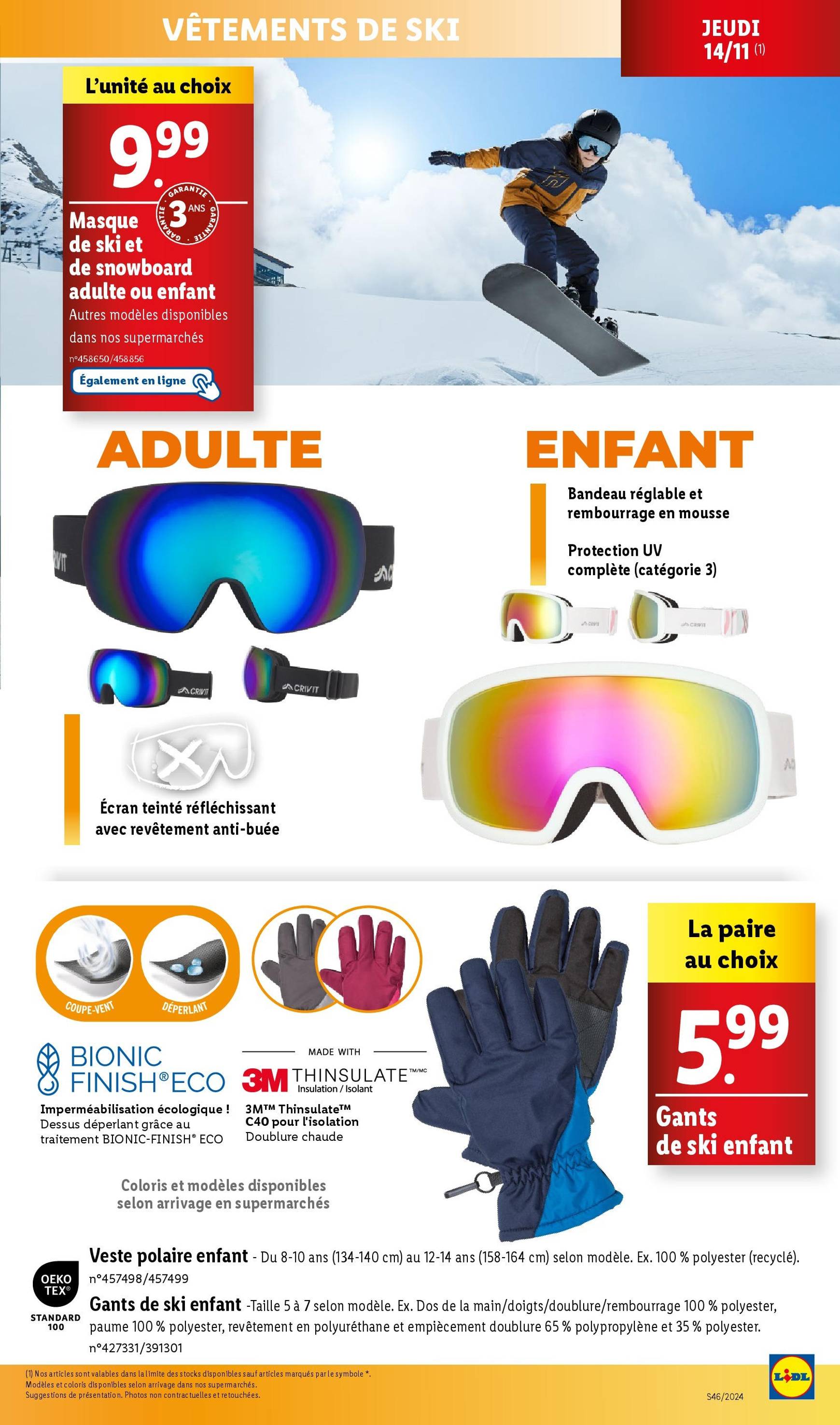 Catalogue Lidl valable dès 14.11. - 18.11. 9