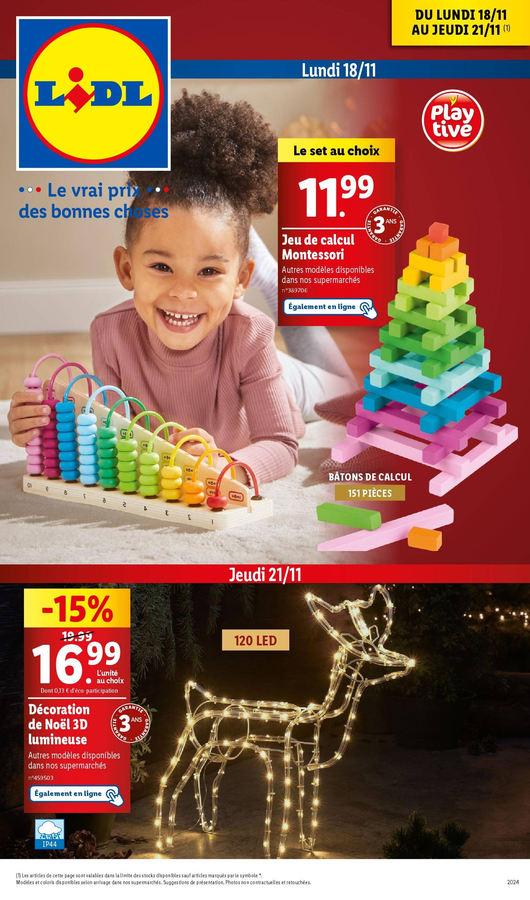 Catalogue Lidl valable dès 18.11. - 21.11.