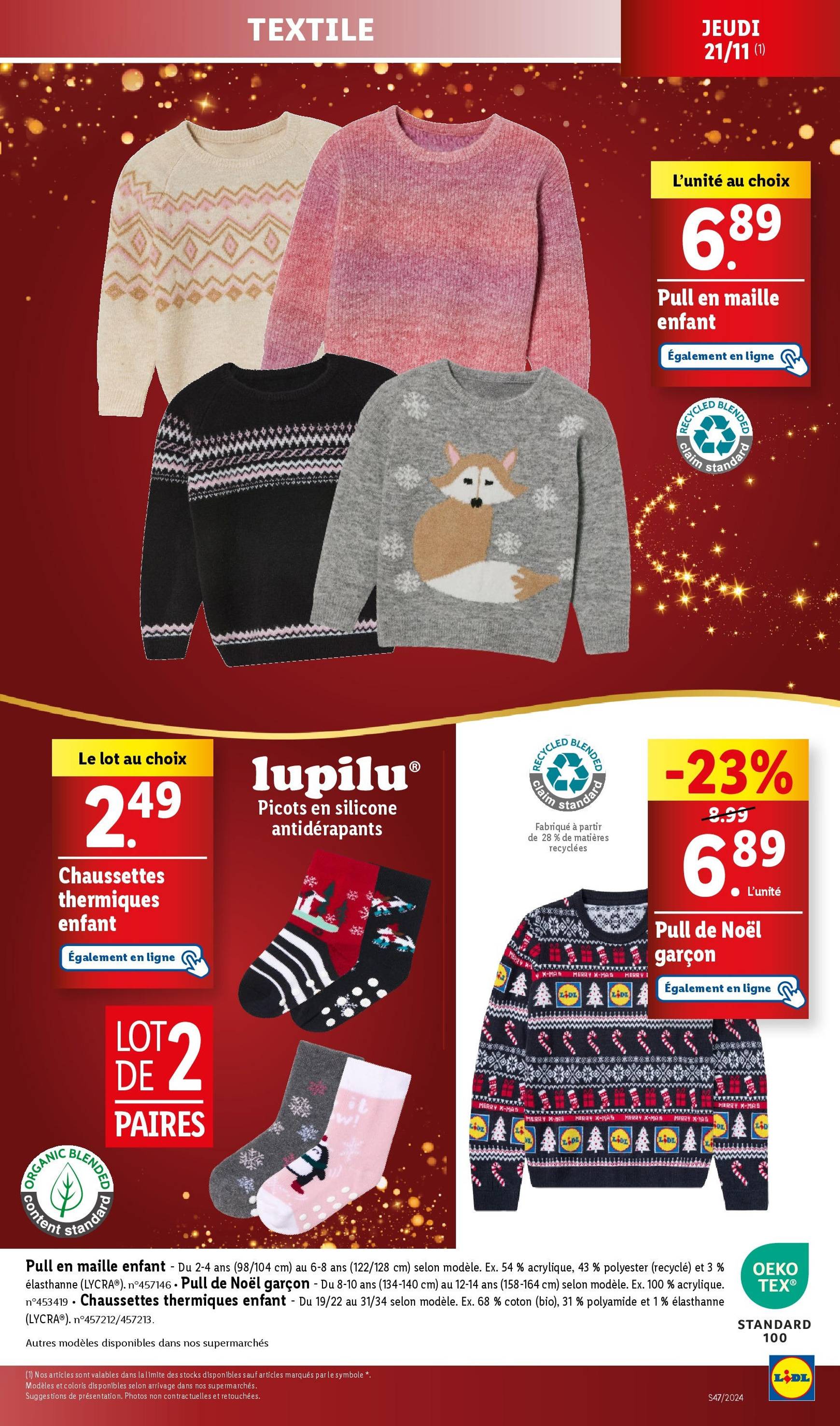 Catalogue Lidl valable dès 18.11. - 21.11. 29