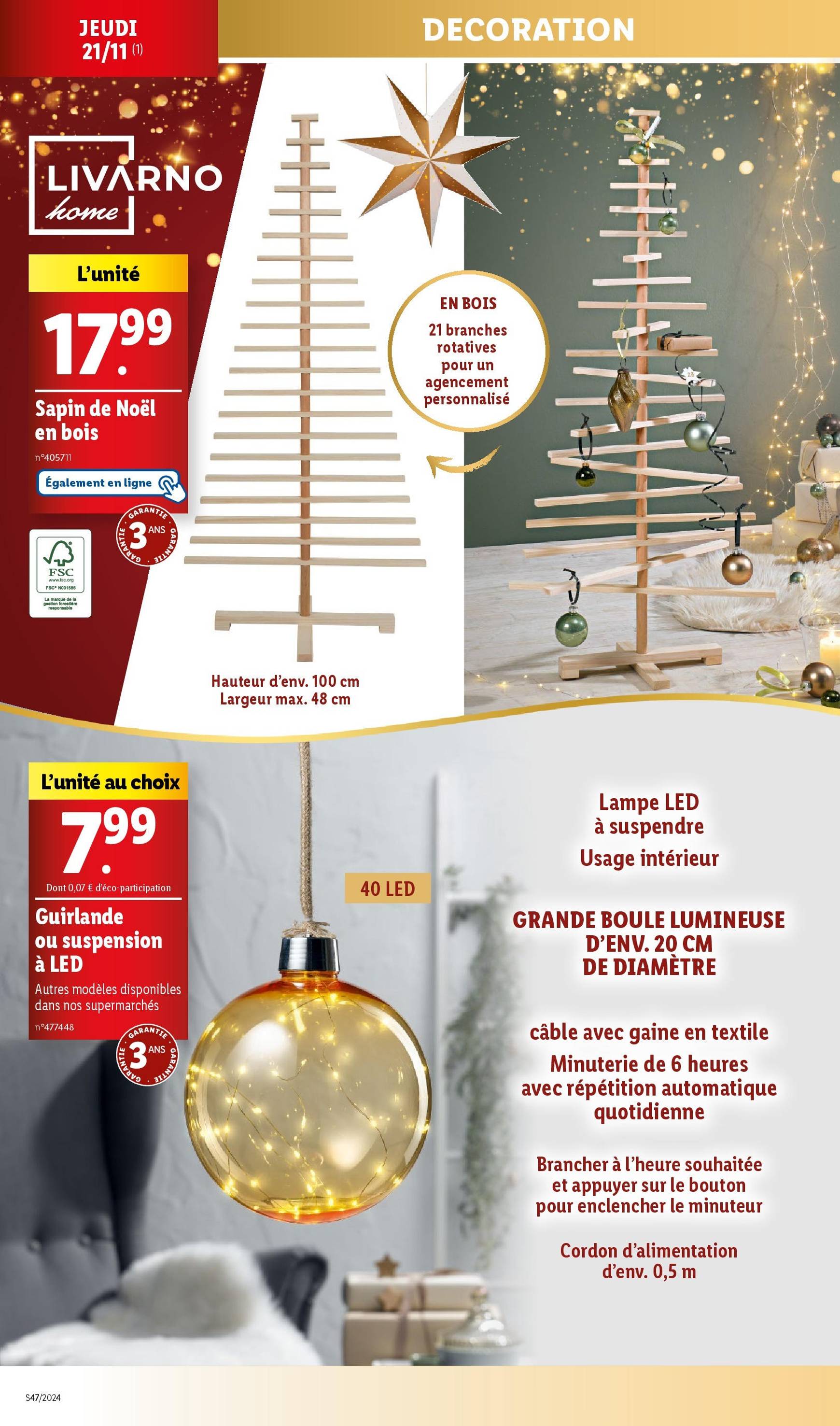 Catalogue Lidl valable dès 18.11. - 21.11. 34