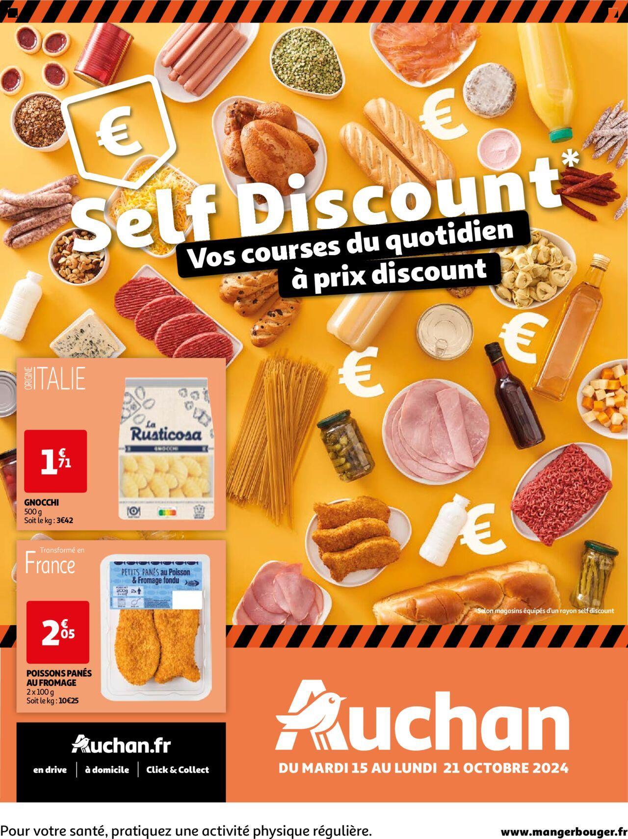 Auchan Vos courses du quotidien à prix discount à partir du 15/10/2024 - 21/10/2024