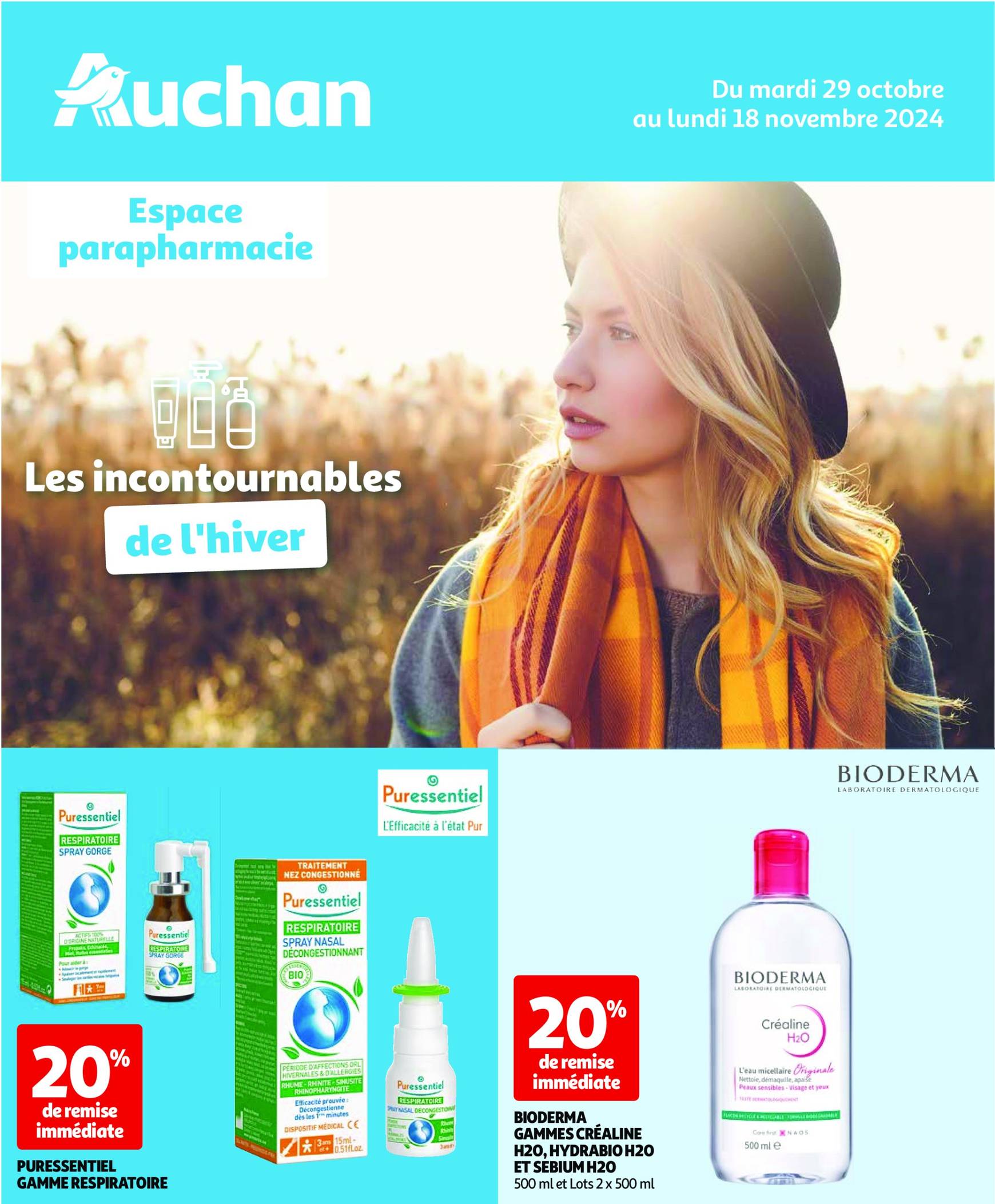 Catalogue Auchan - Les incontournables de l'hiver valable dès 29.10. - 18.11.