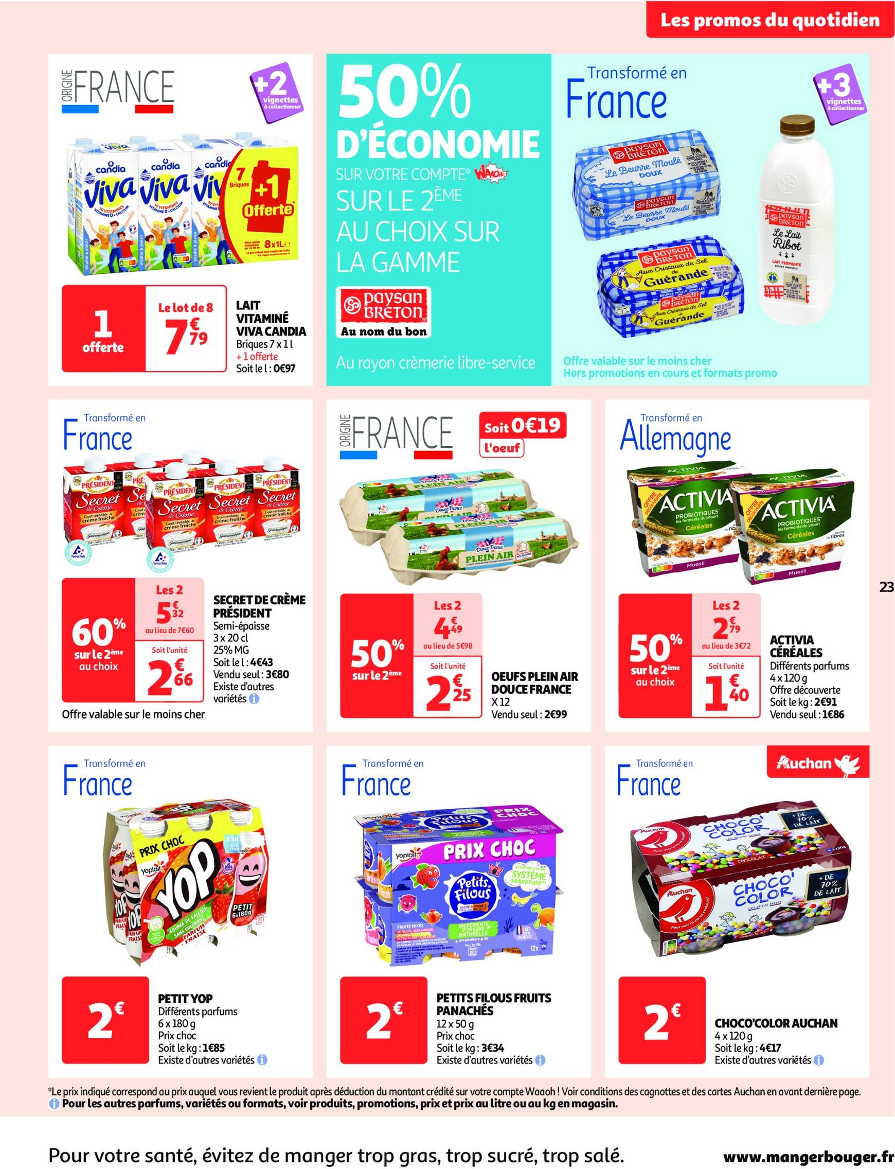 Catalogue Auchan supermarché - Mes 25 jours Auchan, encore des promos dans mon super ! valable dès 19.11. - 24.11. 23