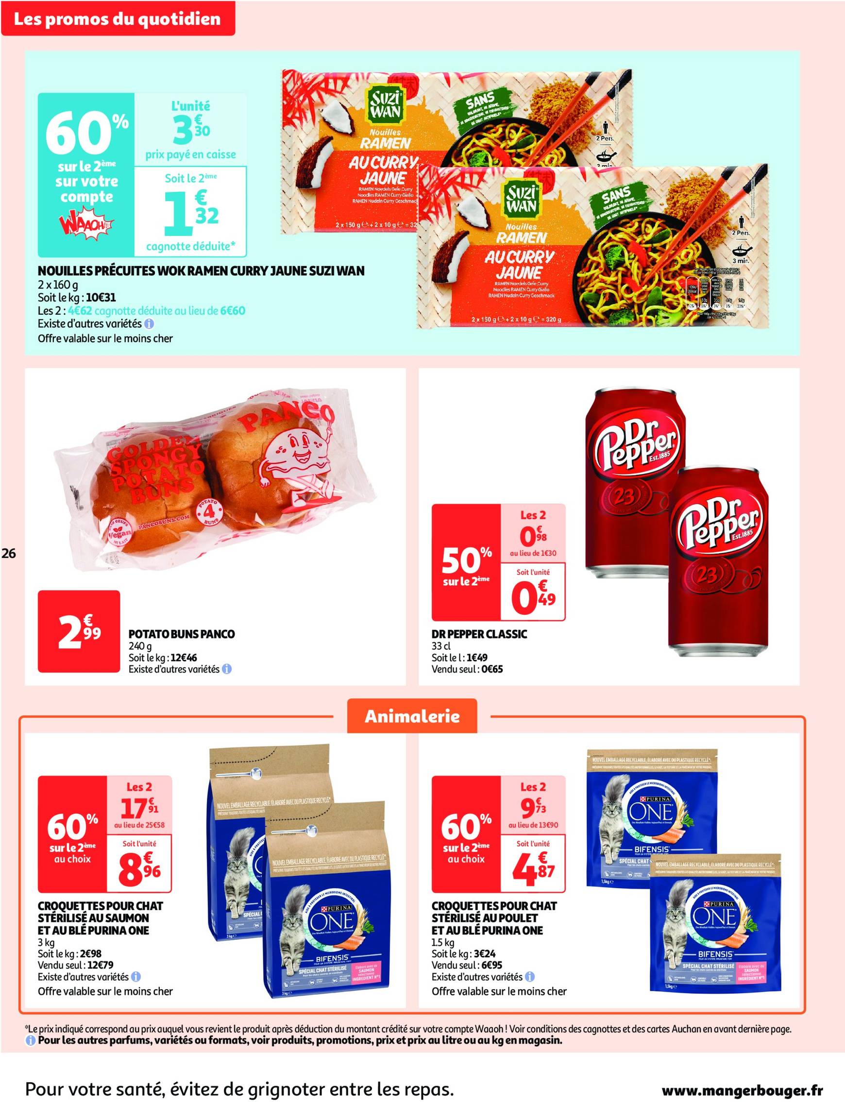 Catalogue Auchan supermarché - Mes 25 jours Auchan, encore des promos dans mon super ! valable dès 19.11. - 24.11. 26