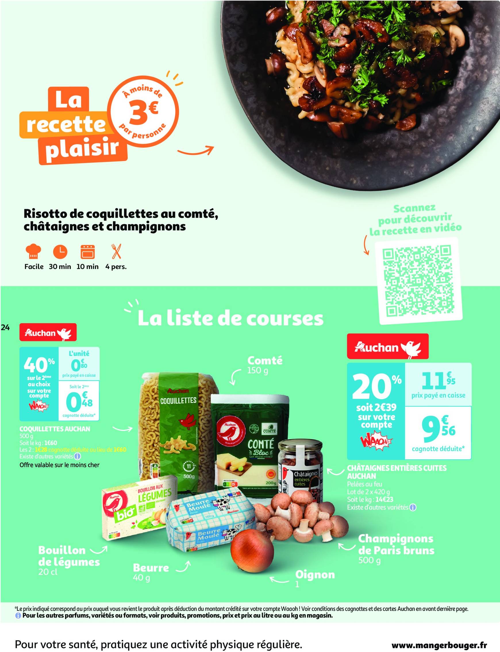 Catalogue Auchan supermarché - Mes 25 jours Auchan, encore des promos dans mon super ! valable dès 19.11. - 24.11. 24