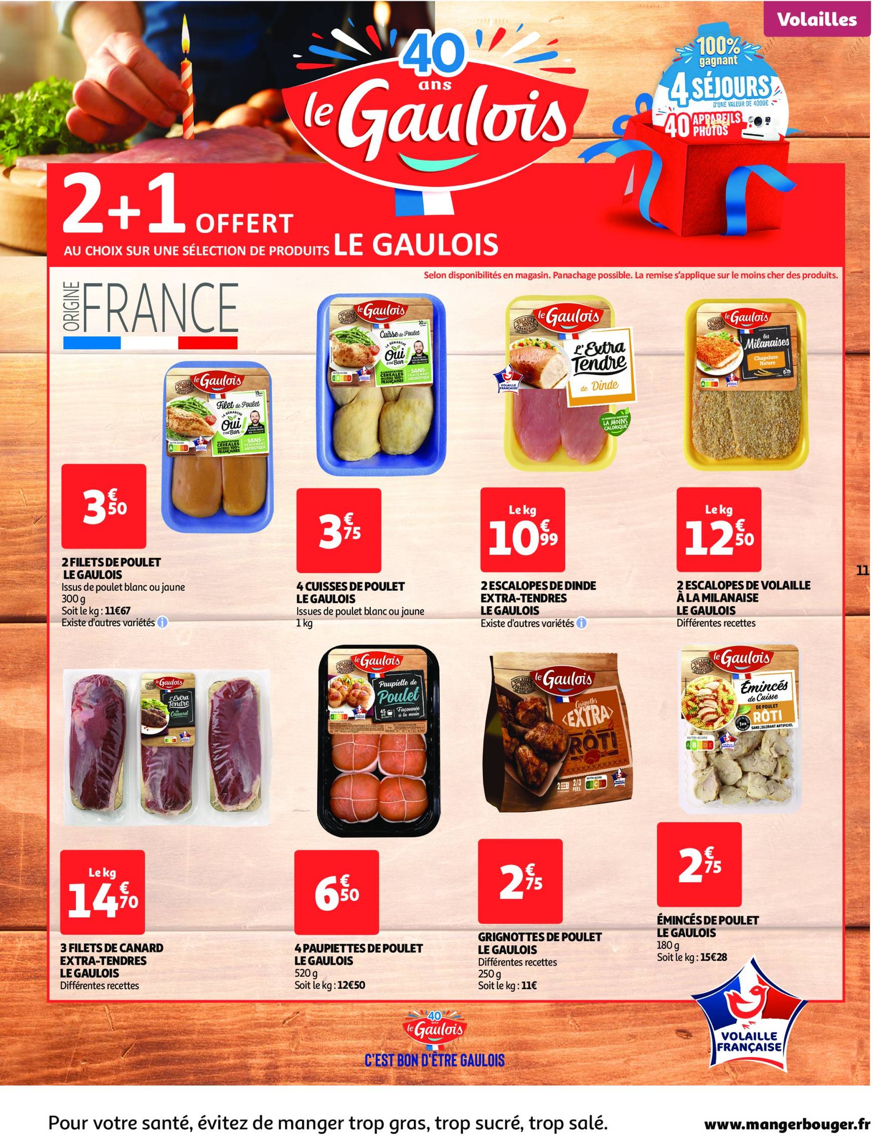 Catalogue Auchan supermarché - Mes 25 jours Auchan, encore des promos dans mon super ! valable dès 19.11. - 24.11. 11