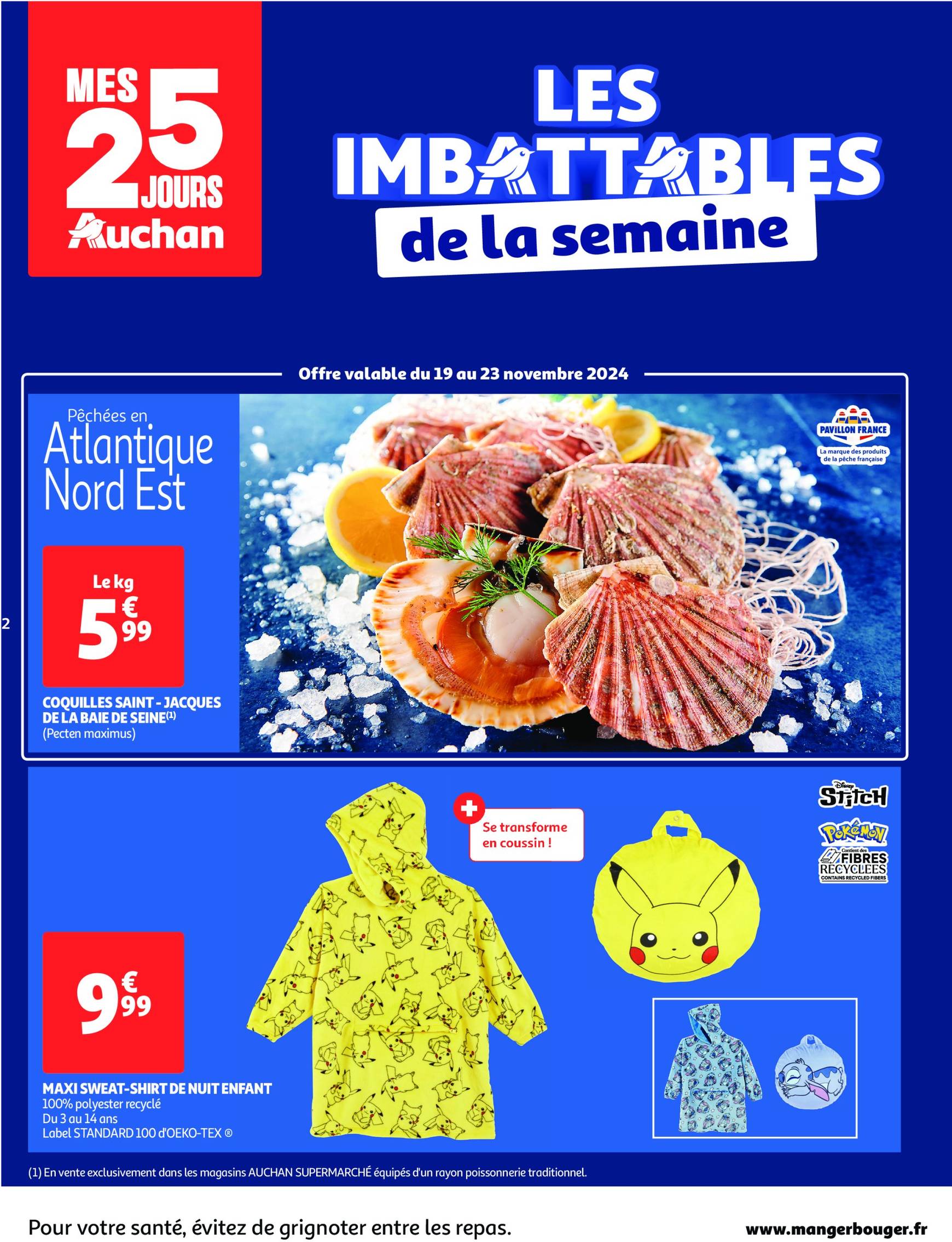 Catalogue Auchan supermarché - Mes 25 jours Auchan, encore des promos dans mon super ! valable dès 19.11. - 24.11. 2