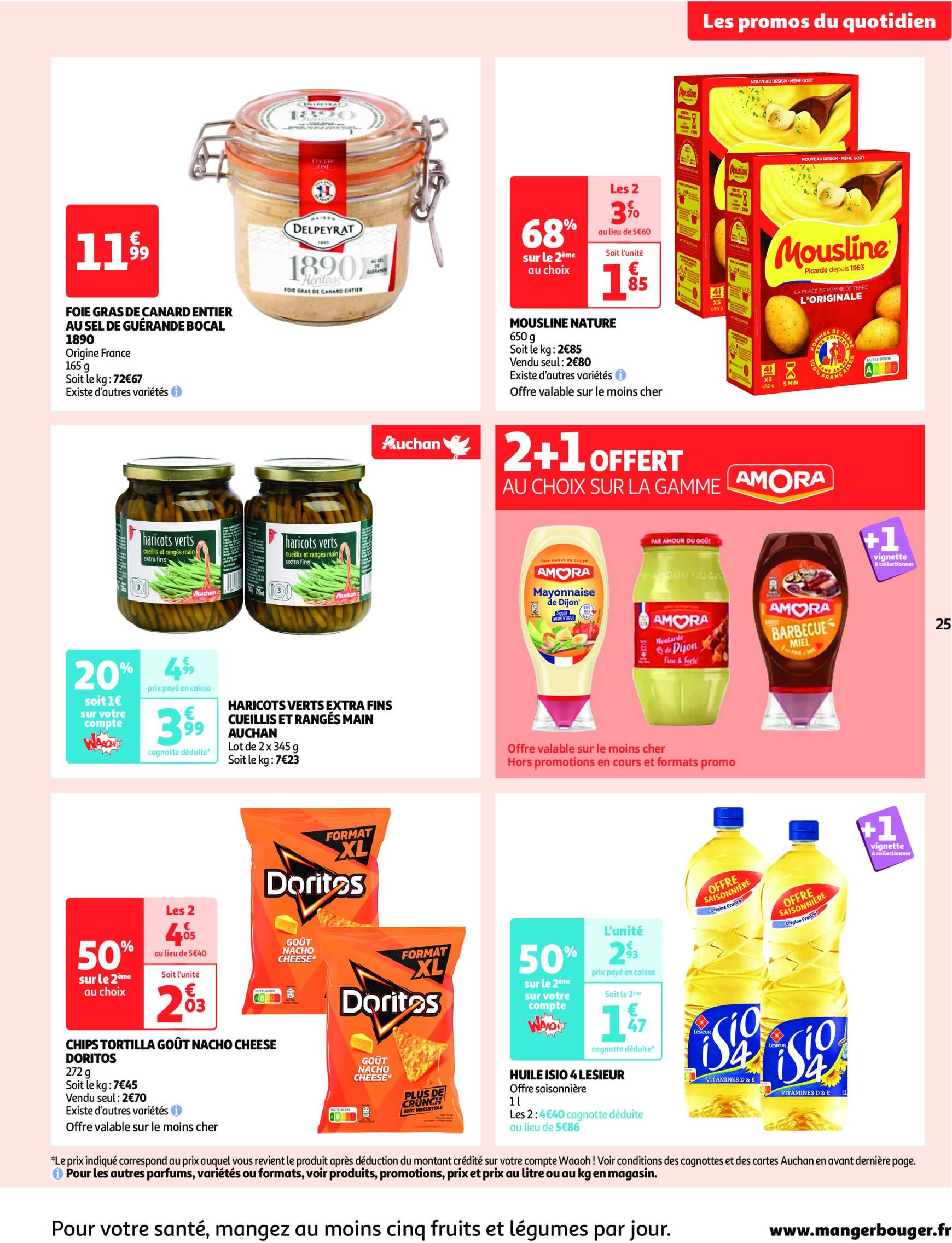 Catalogue Auchan supermarché - Mes 25 jours Auchan, encore des promos dans mon super ! valable dès 19.11. - 24.11. 25