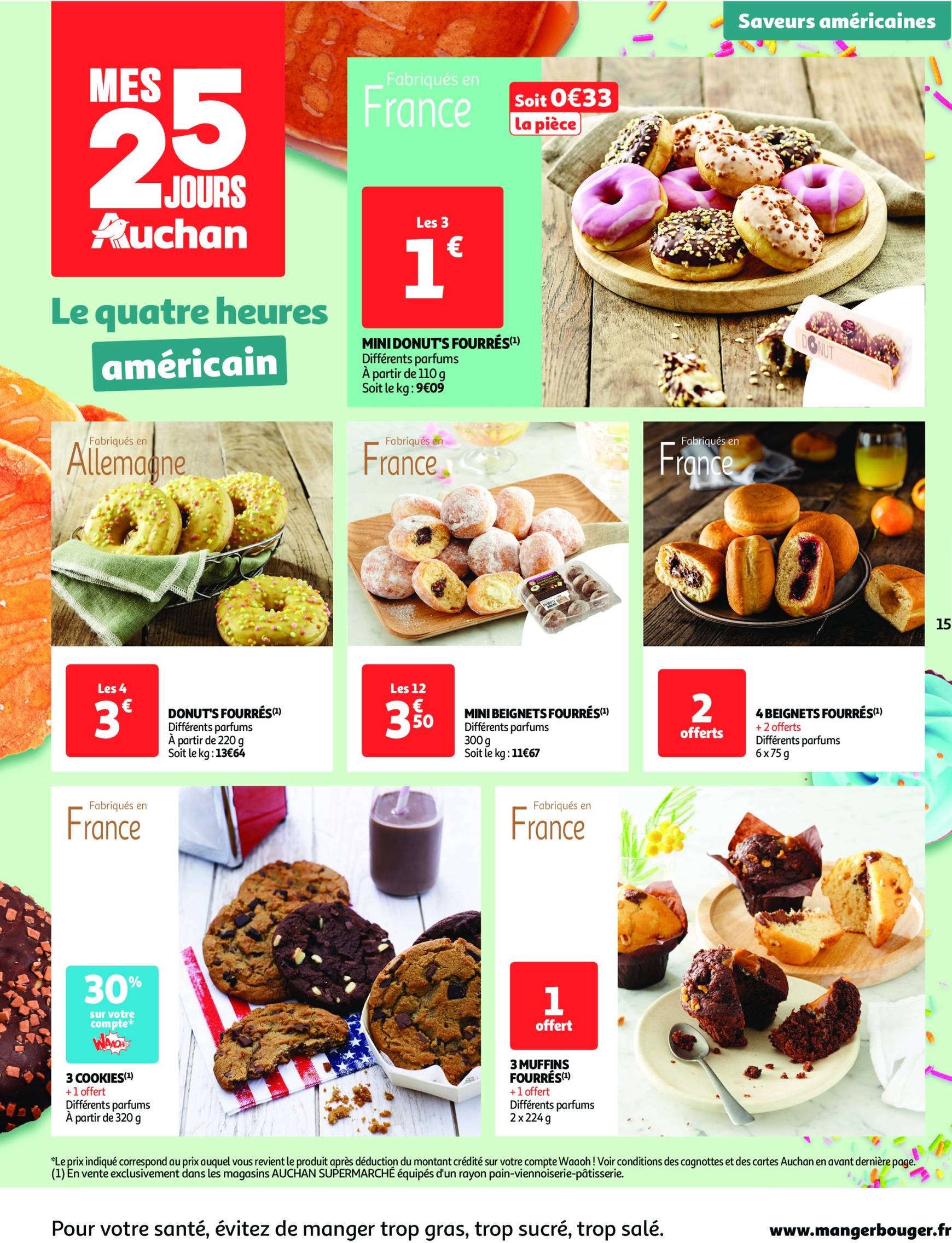 Catalogue Auchan supermarché - Mes 25 jours Auchan, encore des promos dans mon super ! valable dès 19.11. - 24.11. 15