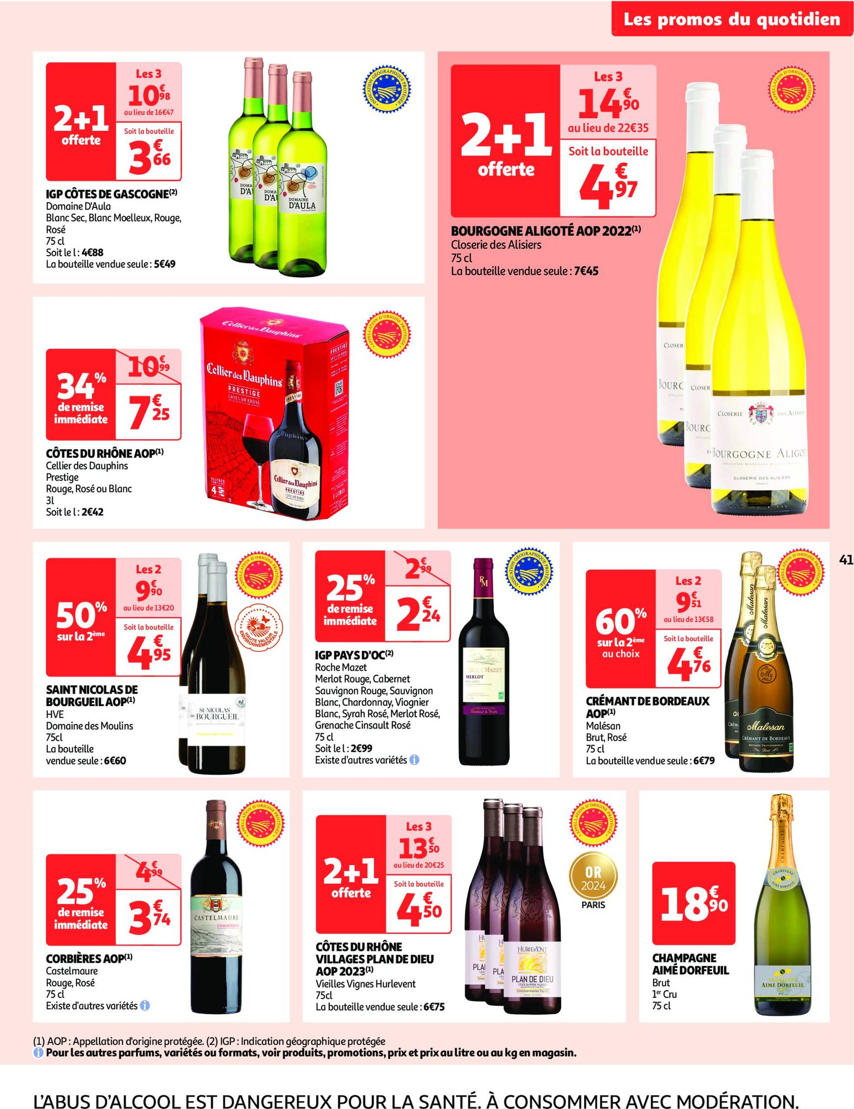 Catalogue Auchan - Mes 25 jours Auchan, et encore plus de promos ! valable dès 19.11. - 25.11. 41