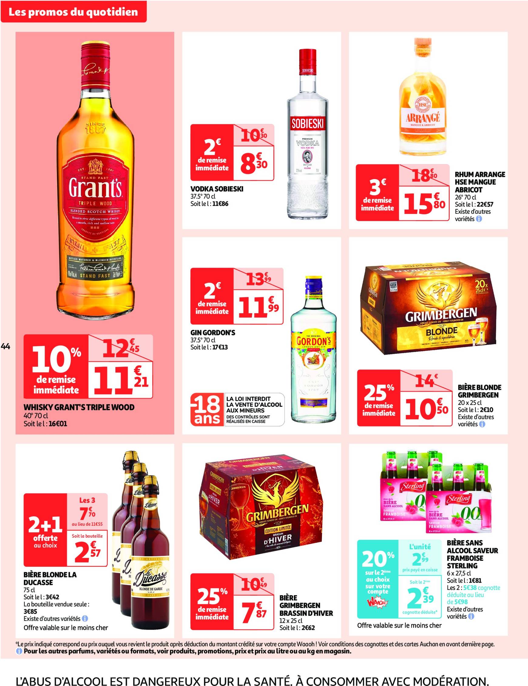 Catalogue Auchan - Mes 25 jours Auchan, et encore plus de promos ! valable dès 19.11. - 25.11. 44