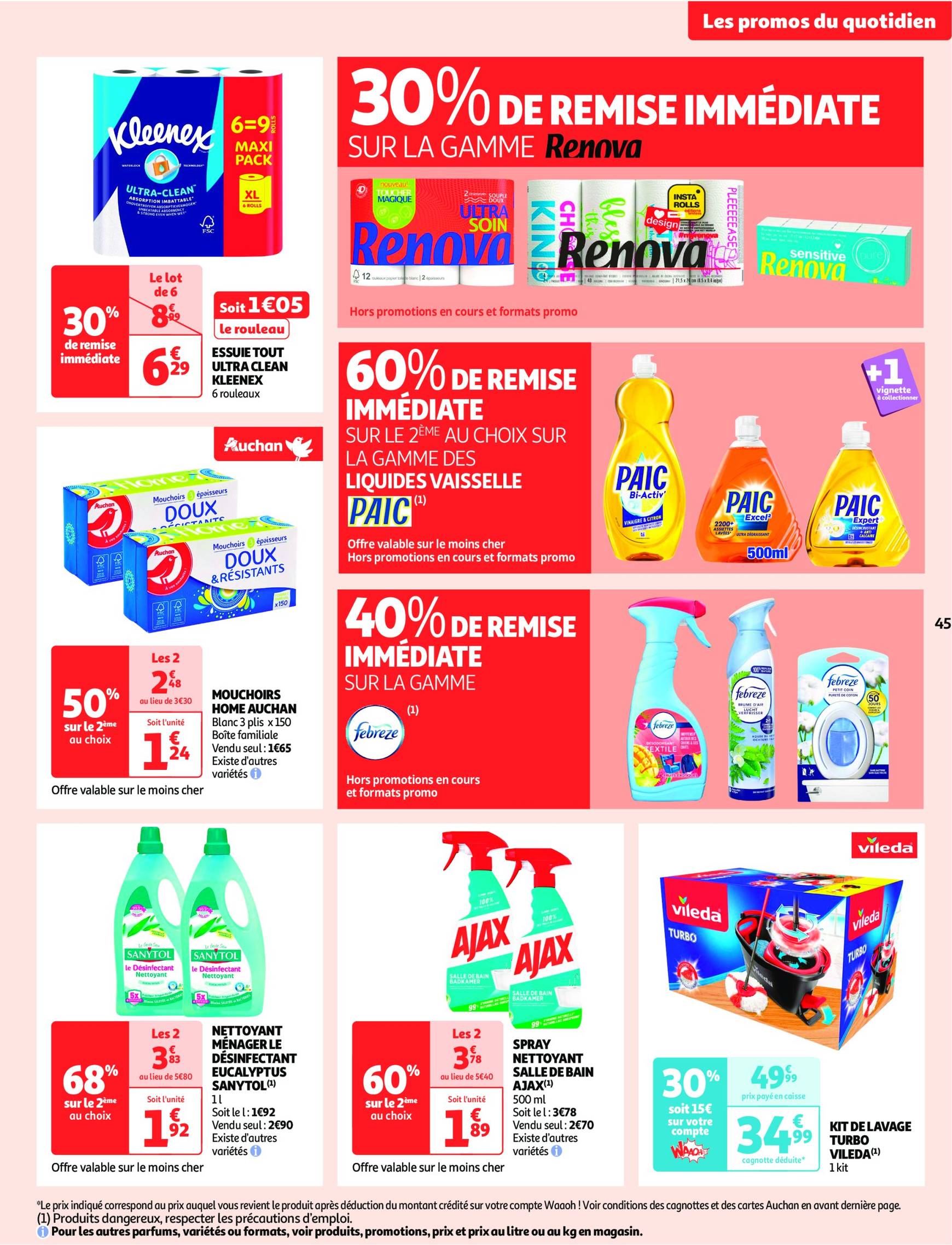 Catalogue Auchan - Mes 25 jours Auchan, et encore plus de promos ! valable dès 19.11. - 25.11. 45