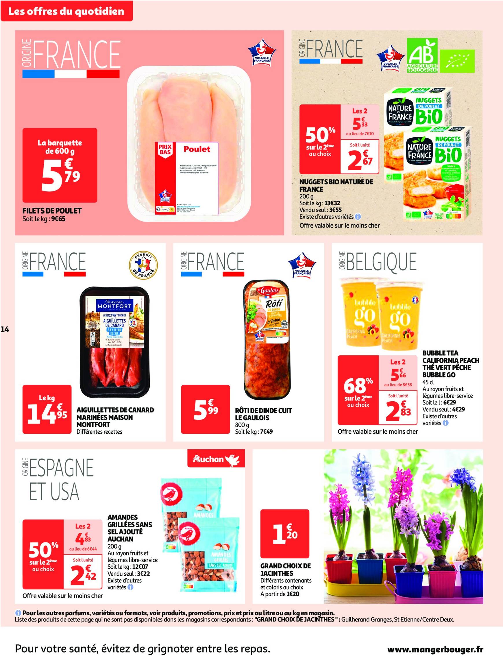 Catalogue Auchan - Mes 25 jours Auchan, et encore plus de promos ! valable dès 19.11. - 25.11. 14