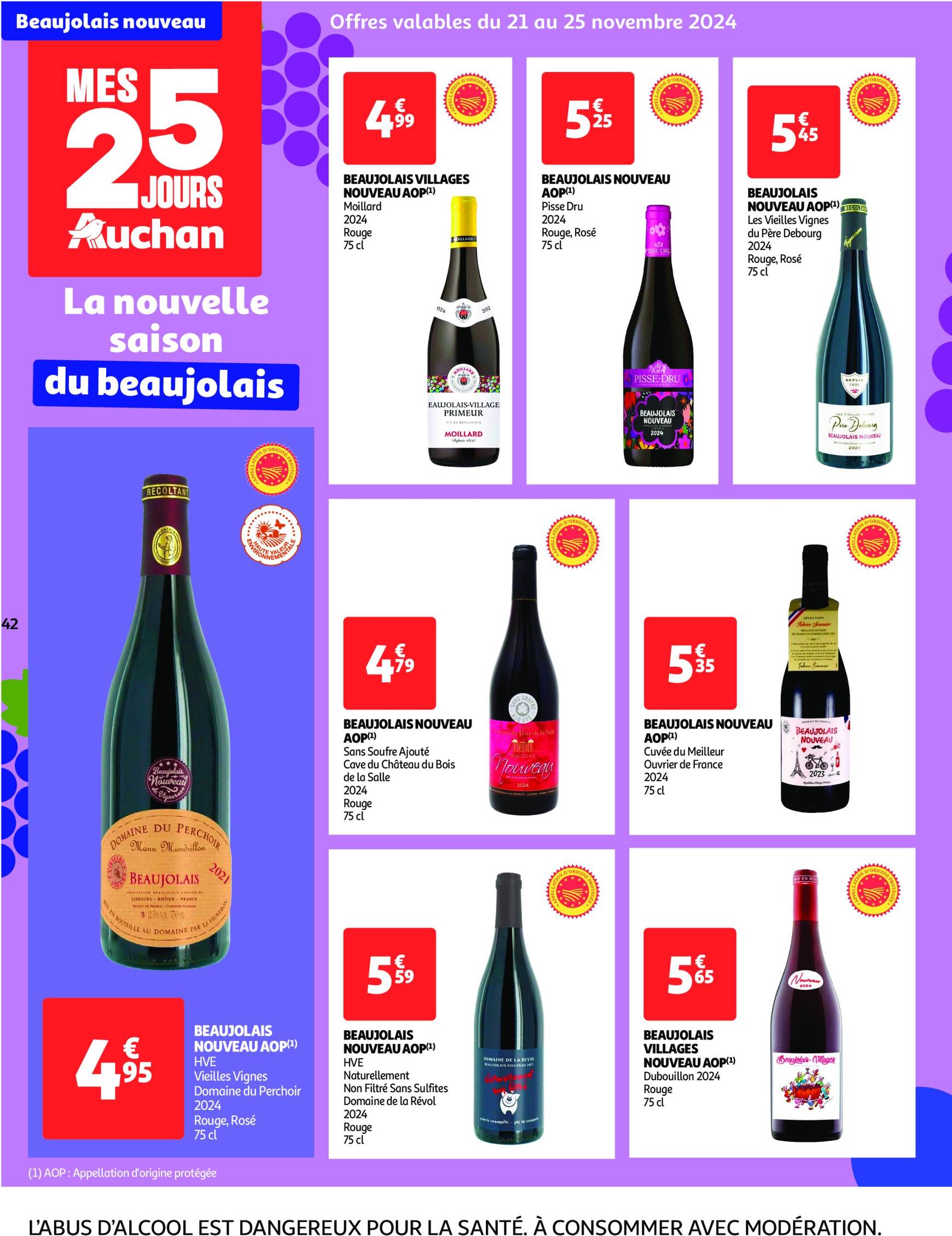 Catalogue Auchan - Mes 25 jours Auchan, et encore plus de promos ! valable dès 19.11. - 25.11. 42