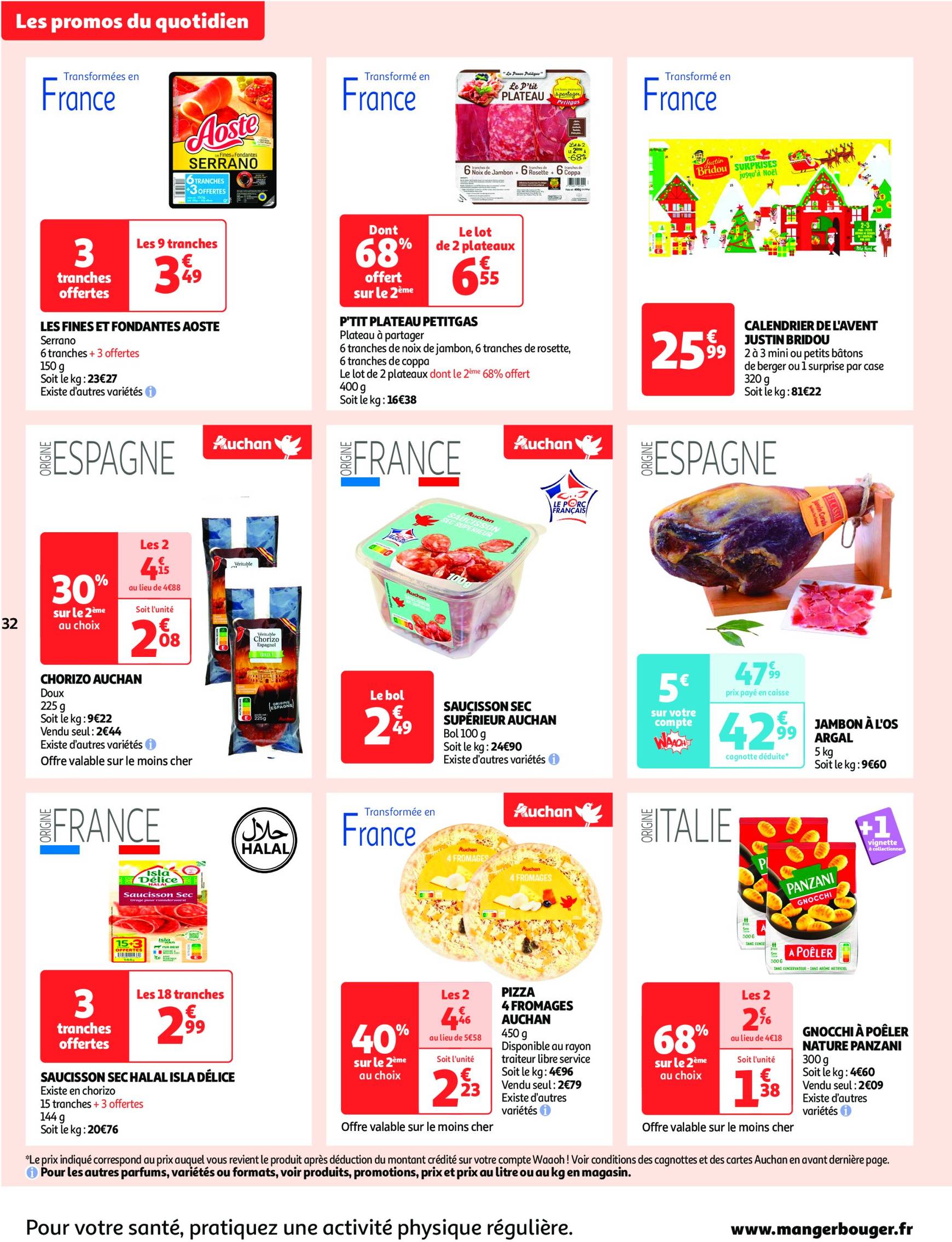 Catalogue Auchan - Mes 25 jours Auchan, et encore plus de promos ! valable dès 19.11. - 25.11. 32