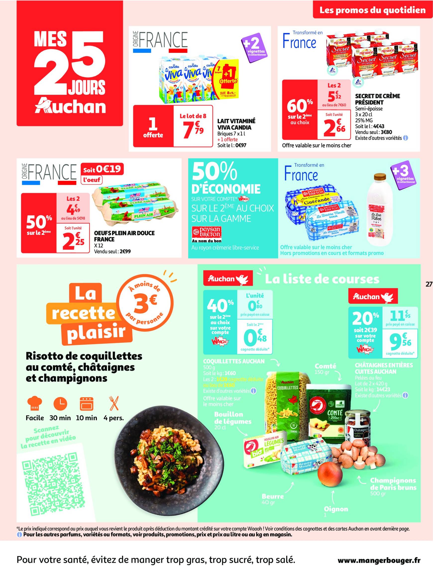 Catalogue Auchan - Mes 25 jours Auchan, et encore plus de promos ! valable dès 19.11. - 25.11. 27