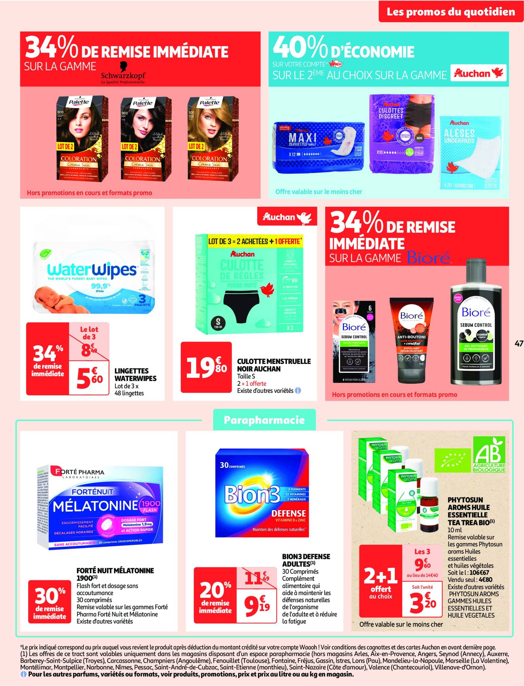 Catalogue Auchan - Mes 25 jours Auchan, et encore plus de promos ! valable dès 19.11. - 25.11. 47