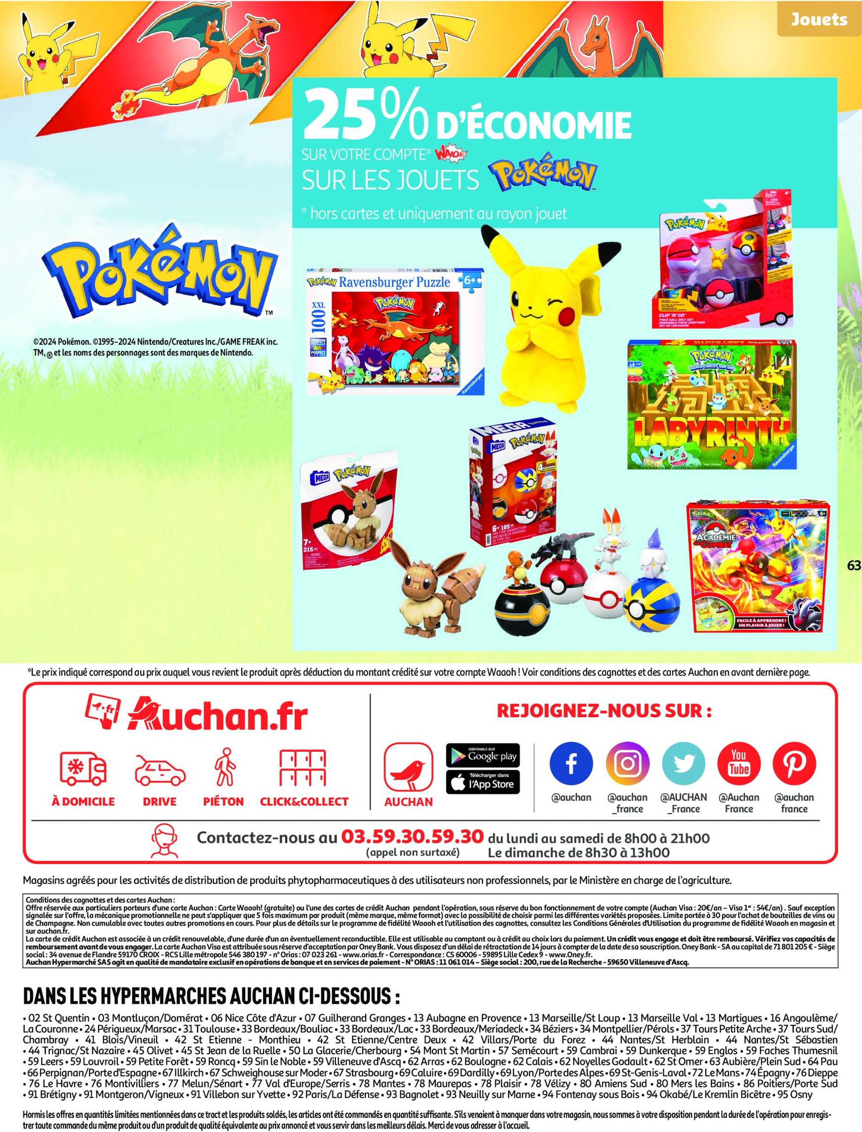 Catalogue Auchan - Mes 25 jours Auchan, et encore plus de promos ! valable dès 19.11. - 25.11. 63