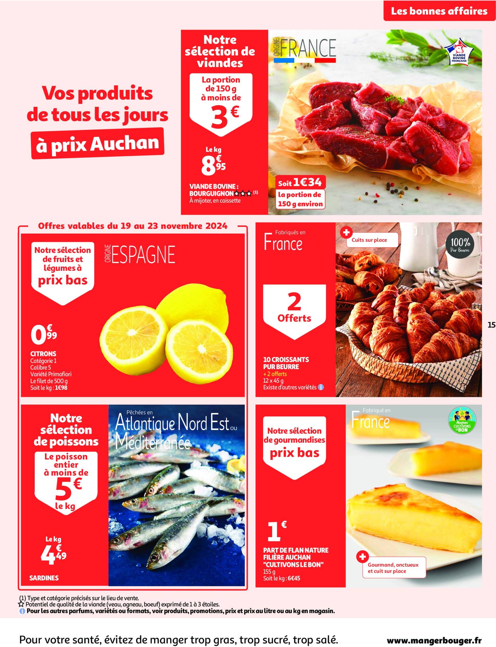 Catalogue Auchan - Mes 25 jours Auchan, et encore plus de promos ! valable dès 19.11. - 25.11. 15