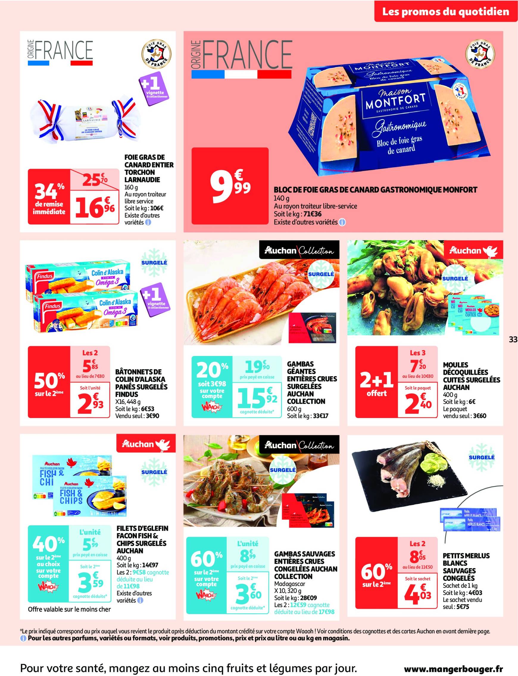 Catalogue Auchan - Mes 25 jours Auchan, et encore plus de promos ! valable dès 19.11. - 25.11. 33