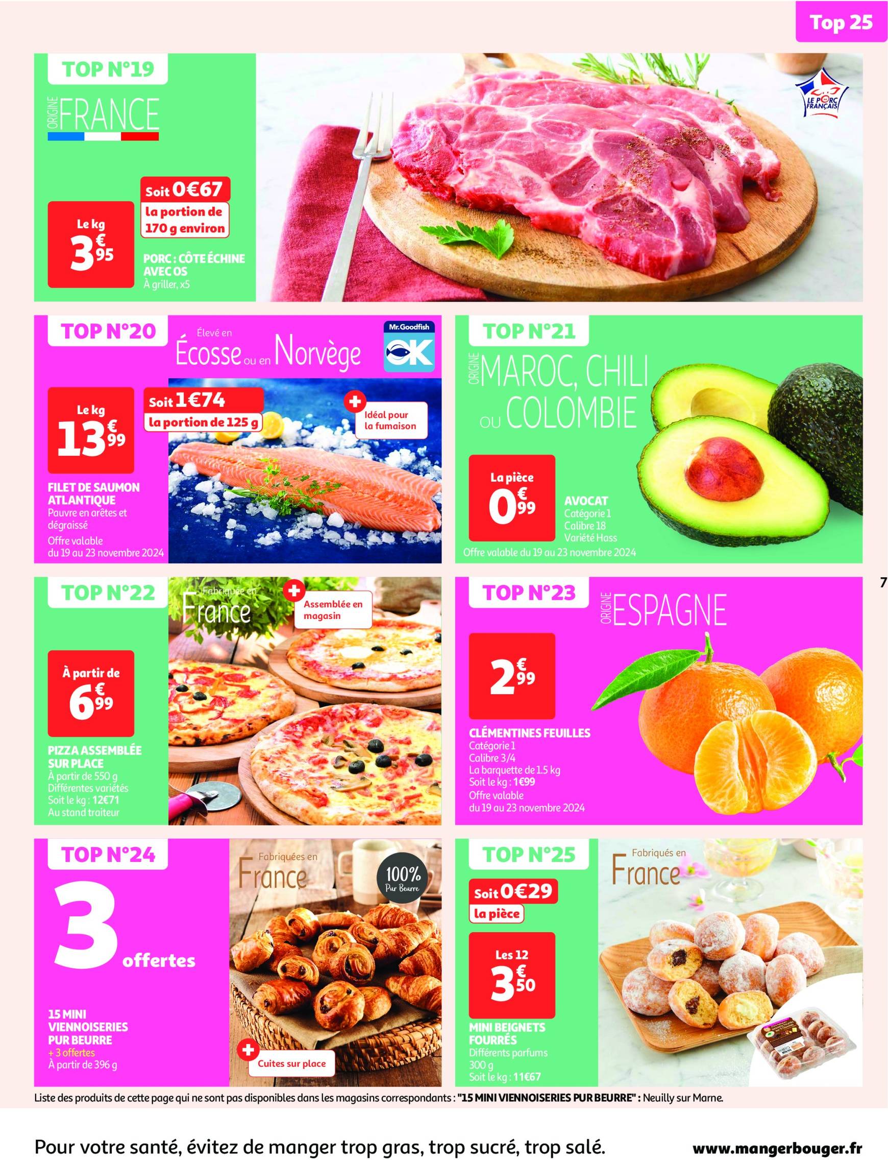 Catalogue Auchan - Mes 25 jours Auchan, et encore plus de promos ! valable dès 19.11. - 25.11. 7