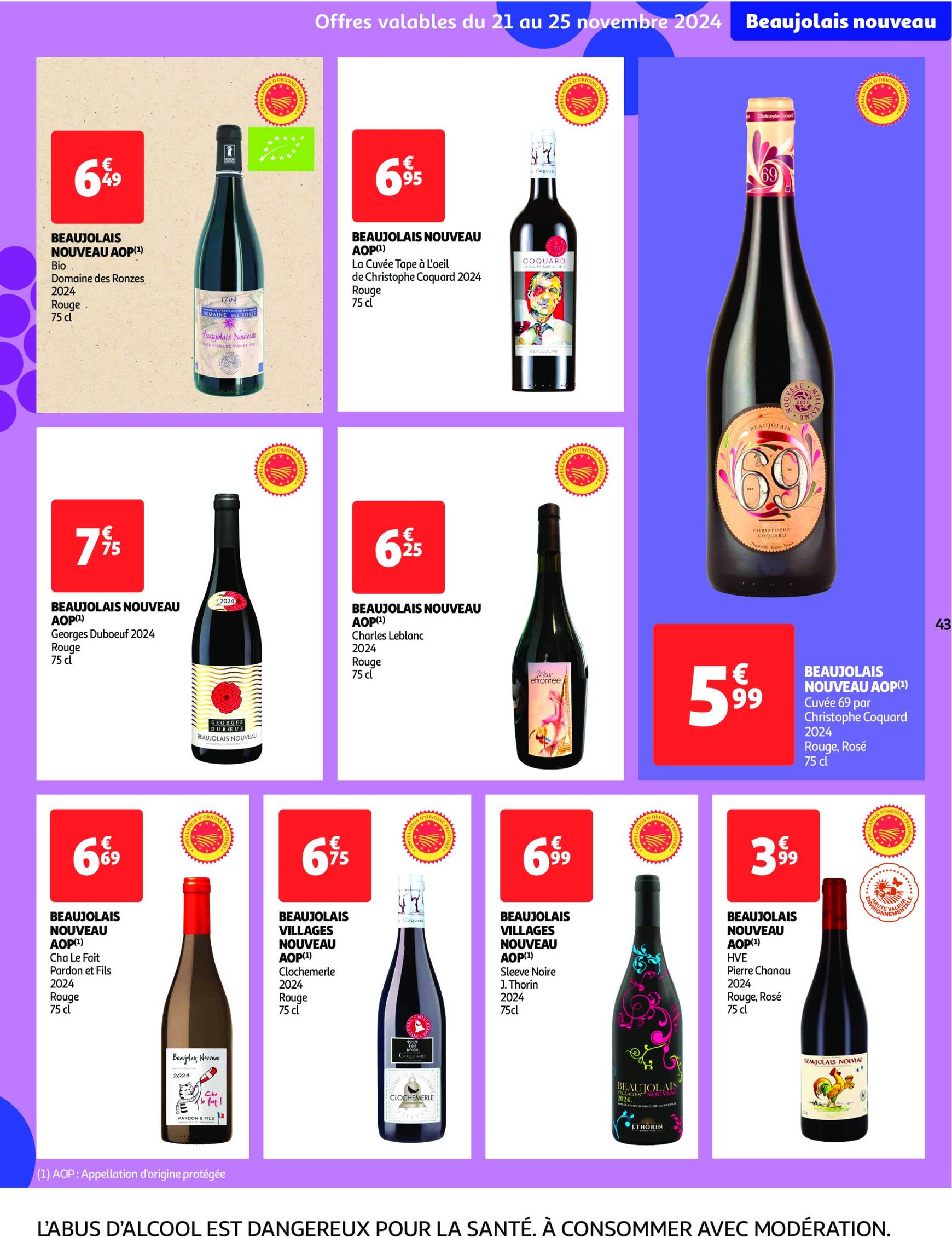 Catalogue Auchan - Mes 25 jours Auchan, et encore plus de promos ! valable dès 19.11. - 25.11. 43