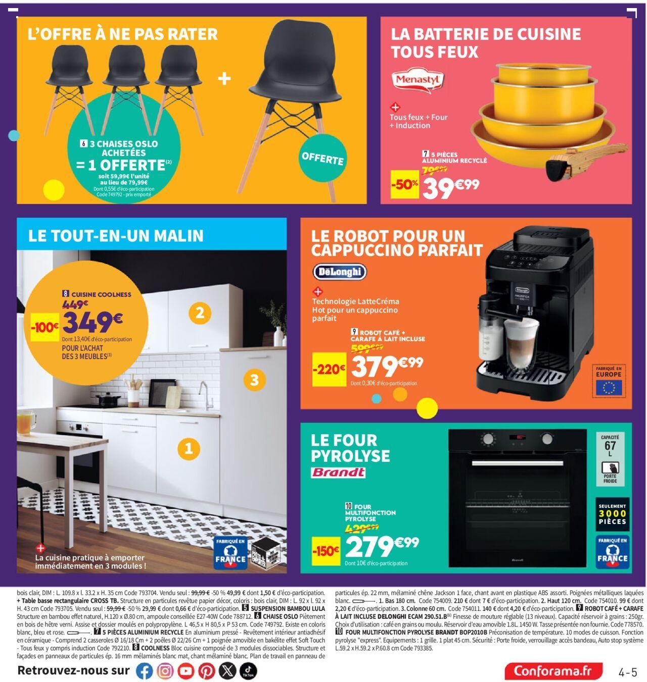 Conforama catalogue à partir du 27/08/2024 - 30/09/2024 5