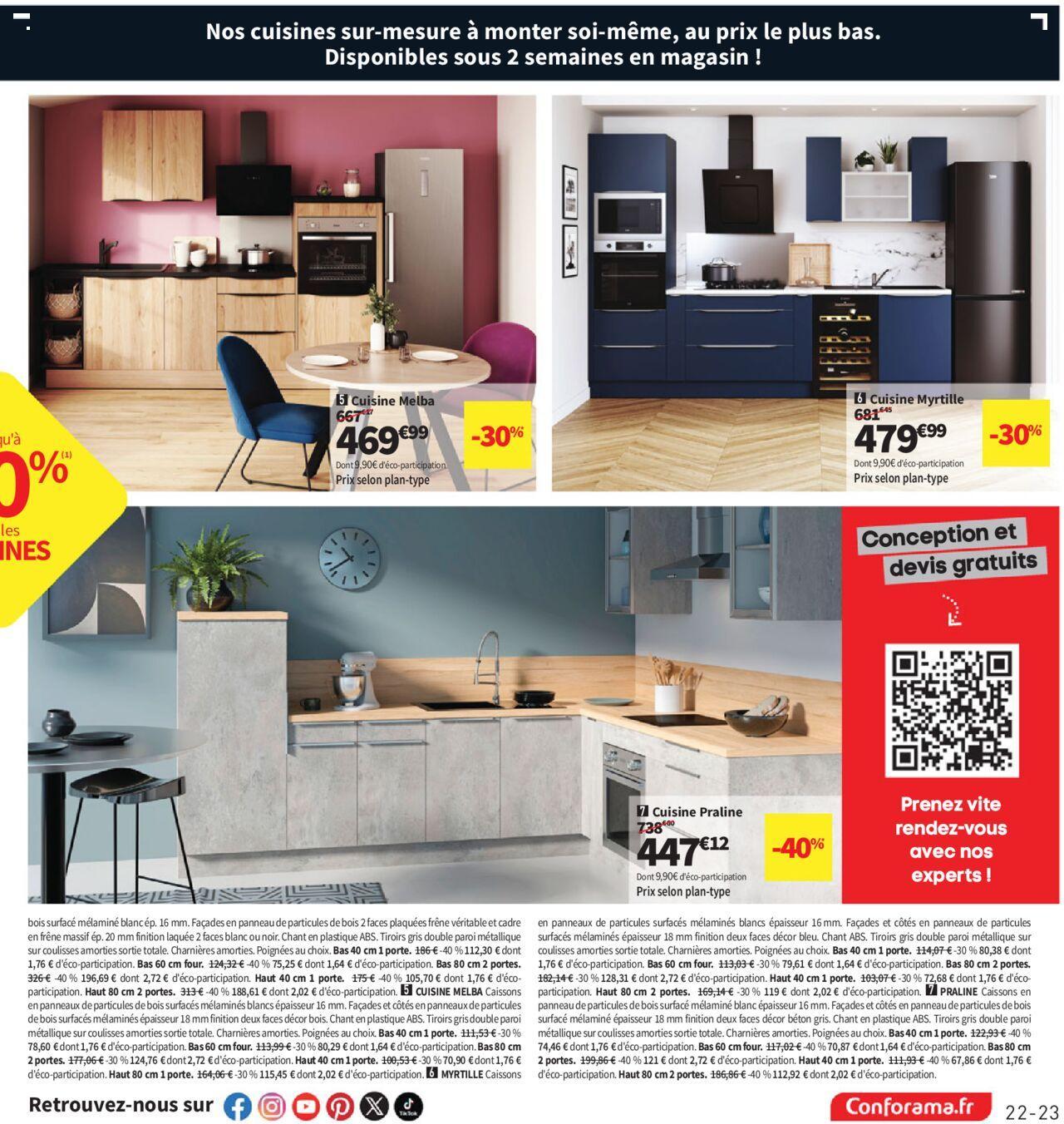 Conforama catalogue à partir du 01/10/2024 - 28/10/2024 23