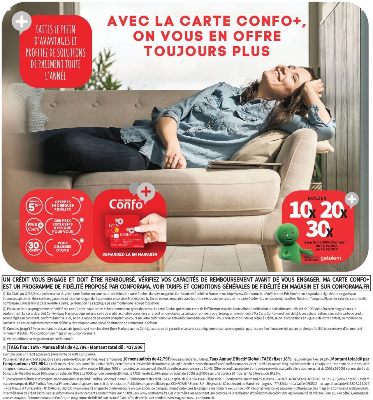 Conforama catalogue à partir du 01/10/2024 - 28/10/2024 2