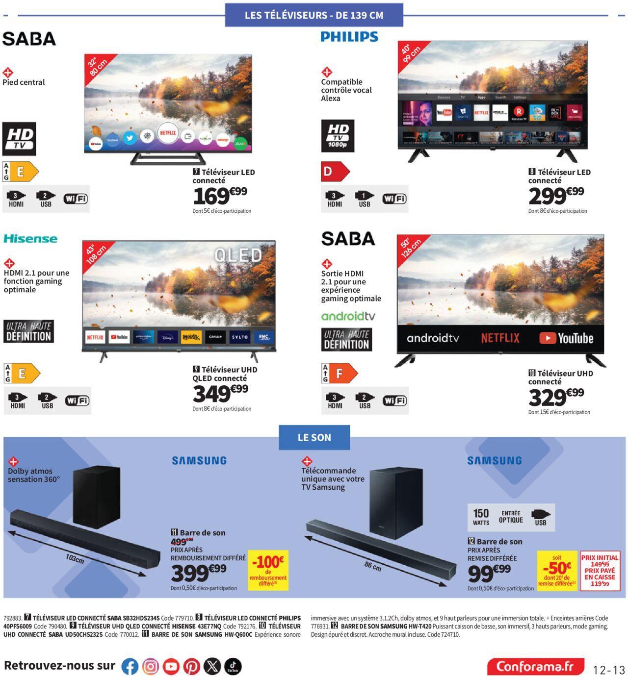 Conforama catalogue à partir du 01/10/2024 - 28/10/2024 13