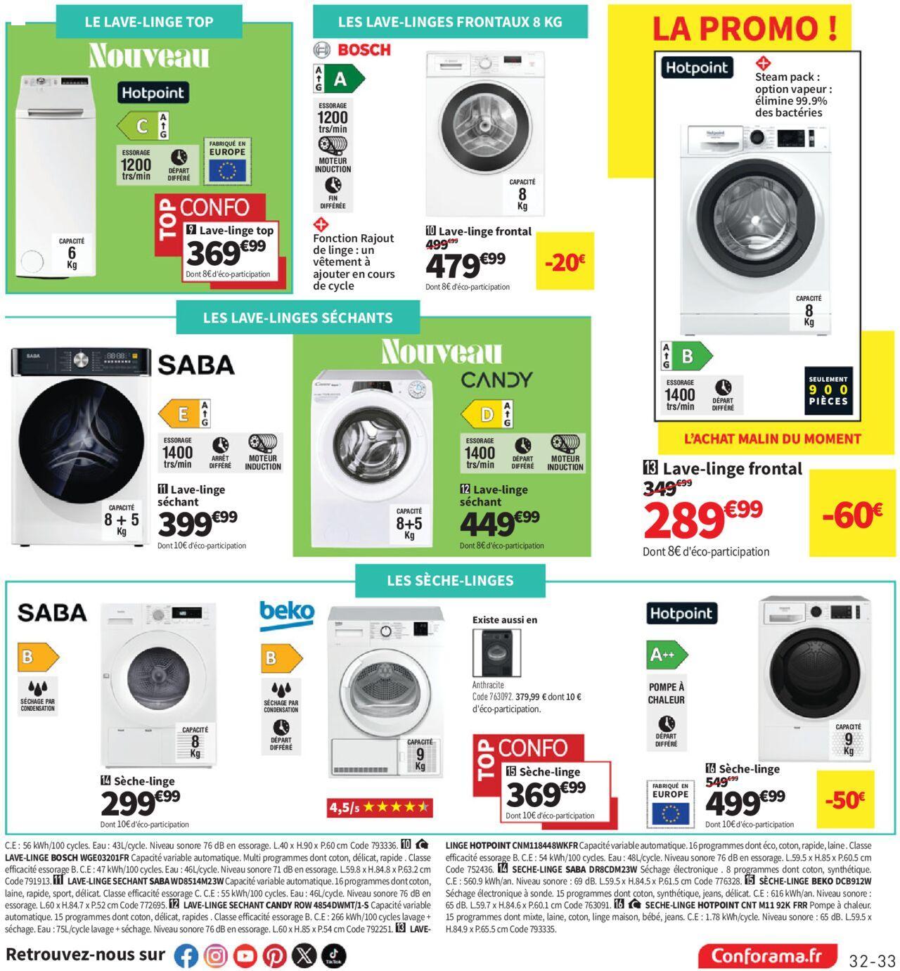 Conforama catalogue à partir du 01/10/2024 - 28/10/2024 33