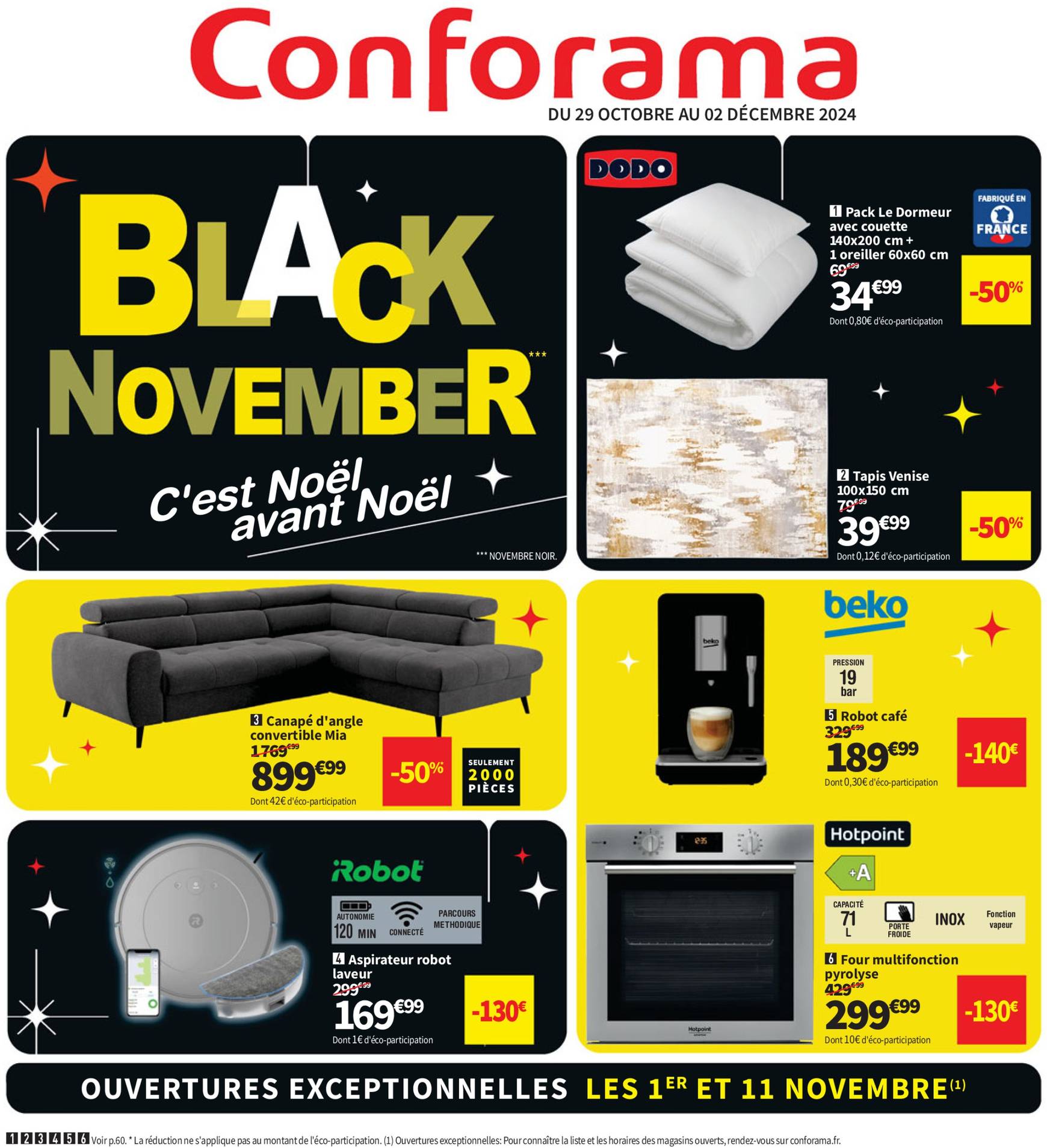 Catalogue Conforama valable dès 29.10. - 11.11.