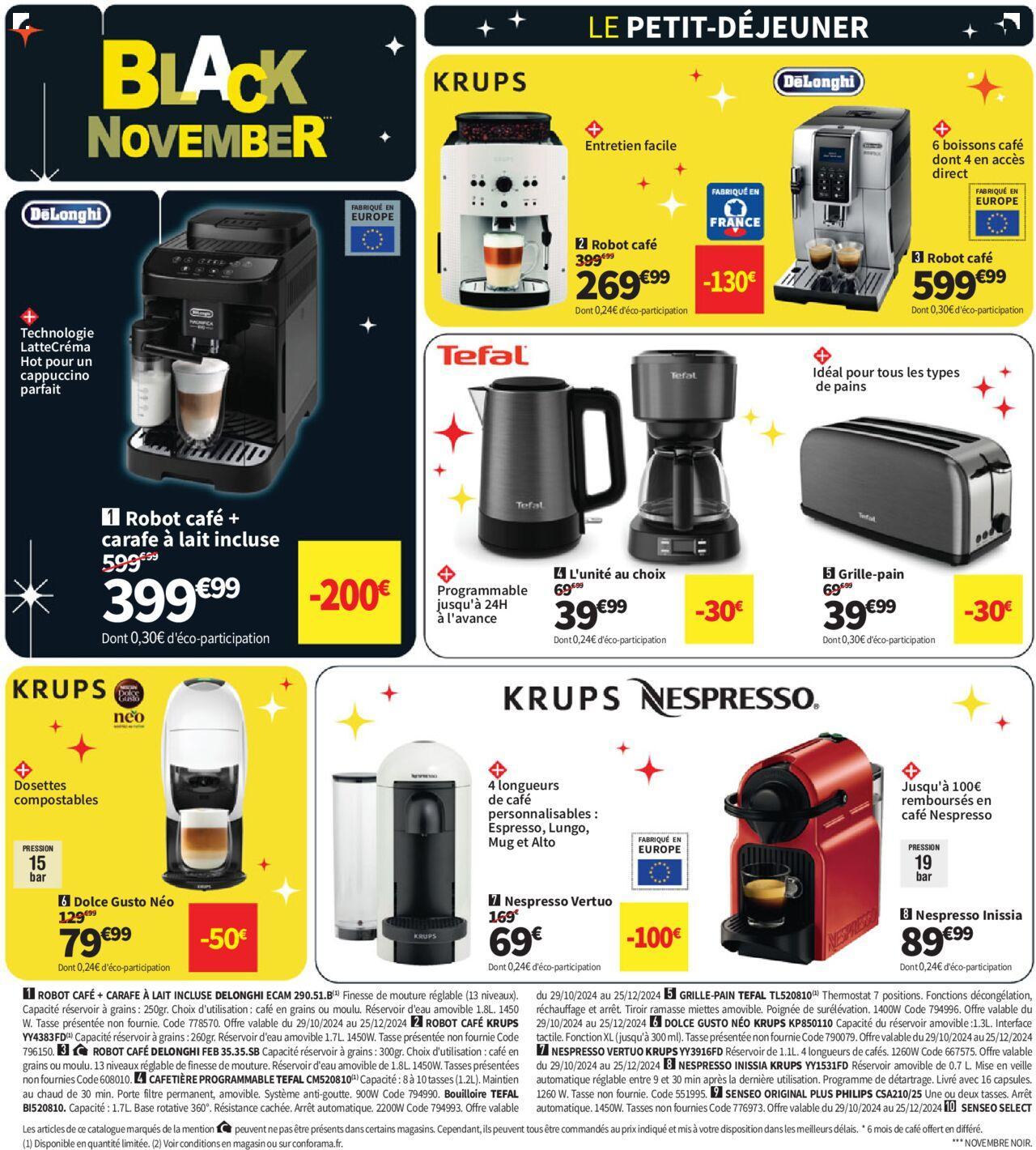 Conforama Black Friday à partir du 29/10/2024 - 02/12/2024 10