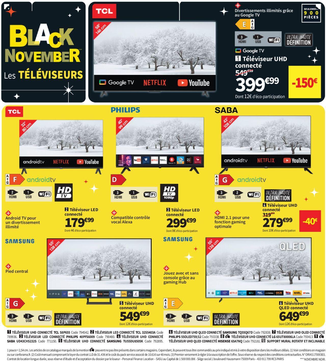 Conforama Black Friday à partir du 29/10/2024 - 02/12/2024 6