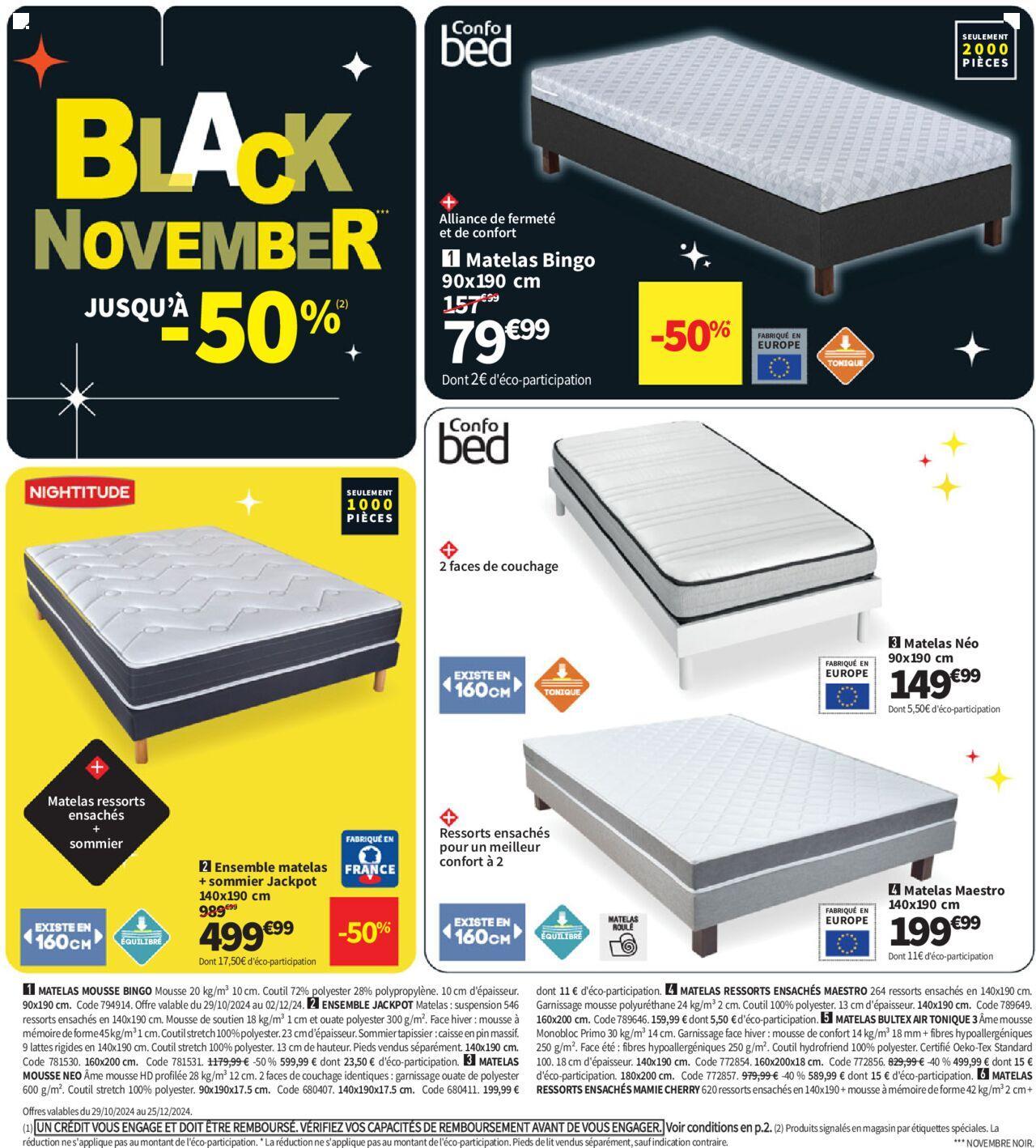 Conforama Black Friday à partir du 29/10/2024 - 02/12/2024 24