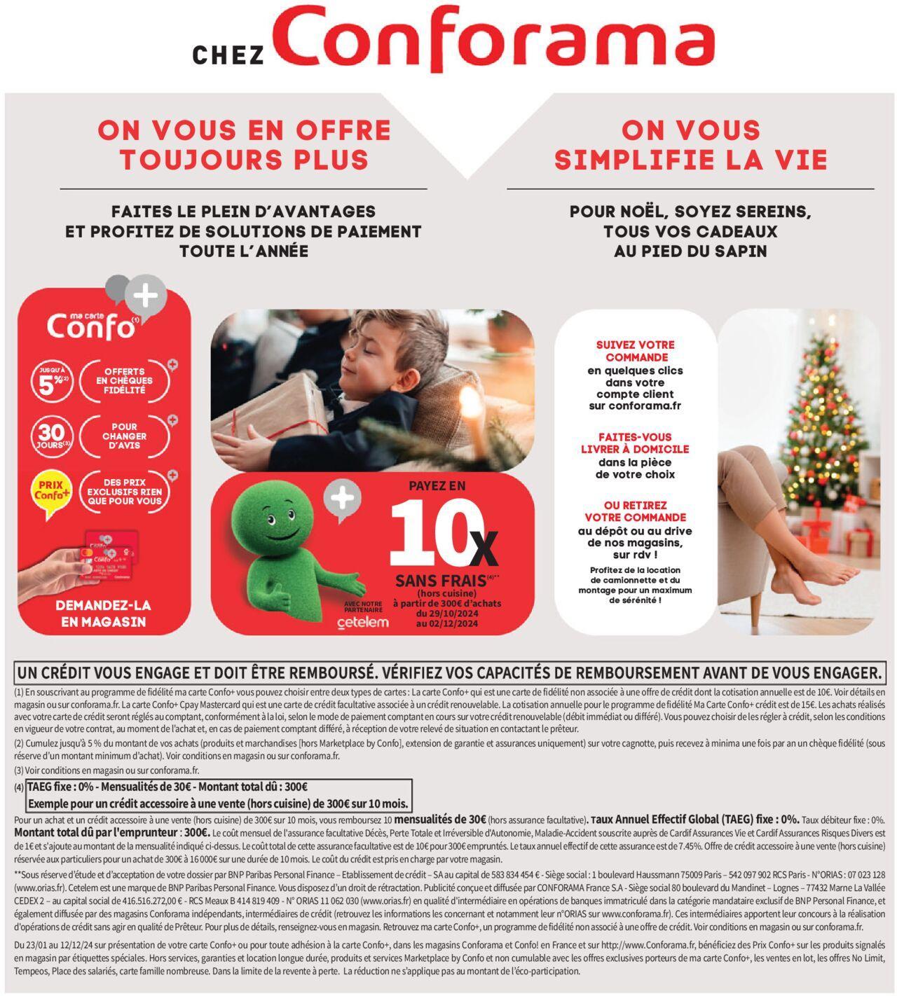 Conforama Black Friday à partir du 29/10/2024 - 02/12/2024 2