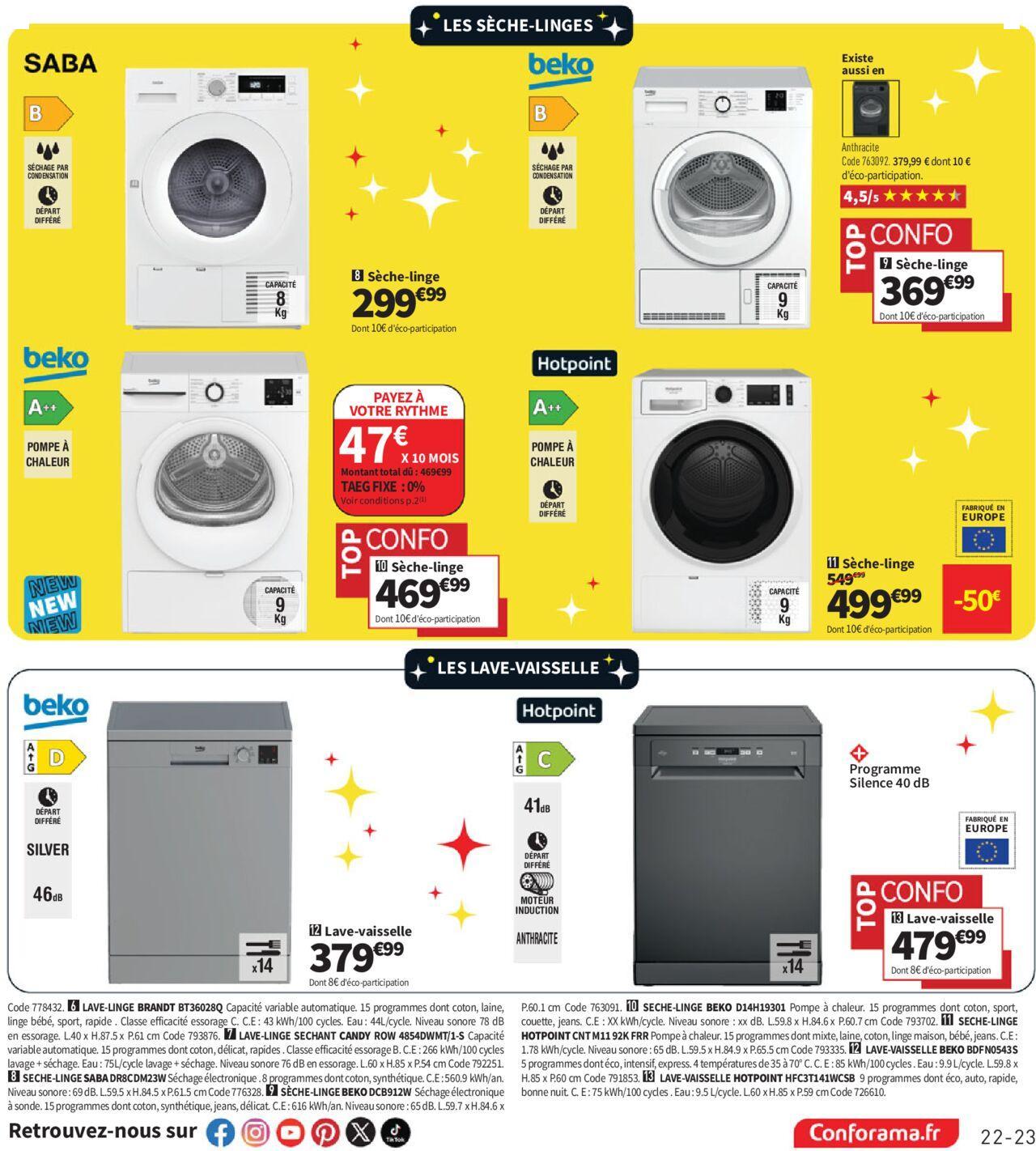 Conforama Black Friday à partir du 29/10/2024 - 02/12/2024 23