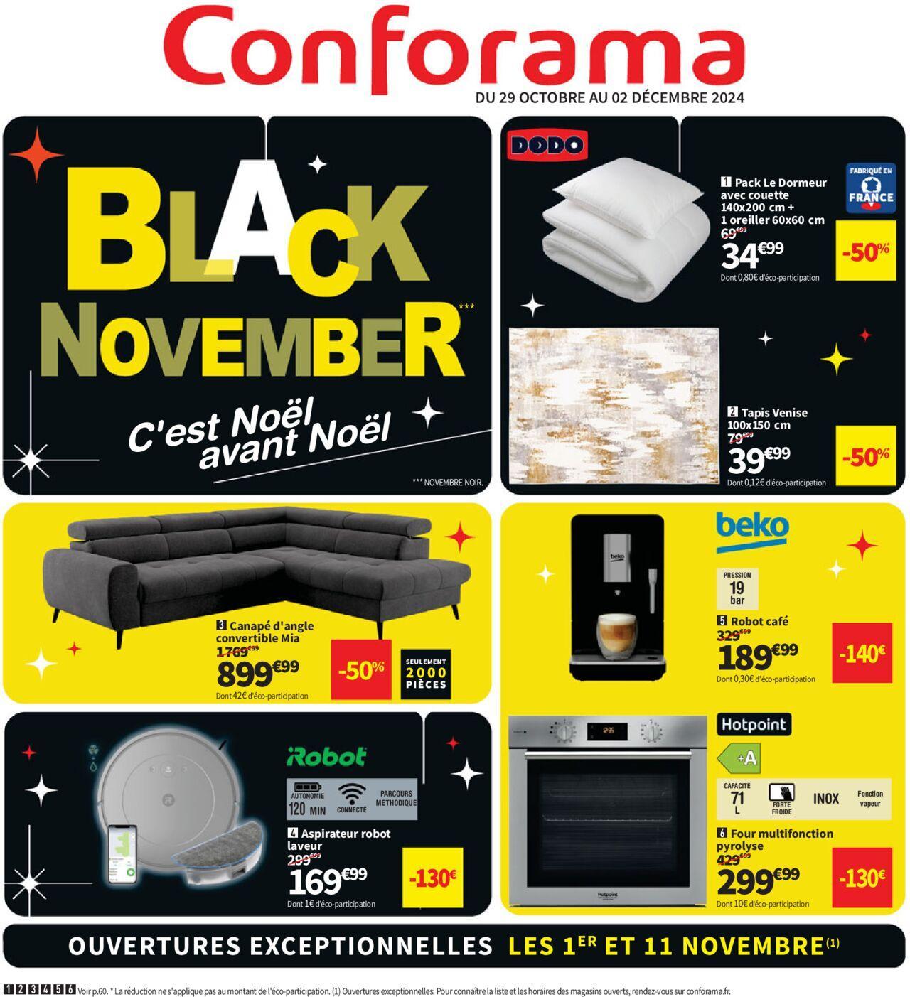 Conforama Black Friday à partir du 29/10/2024 - 02/12/2024